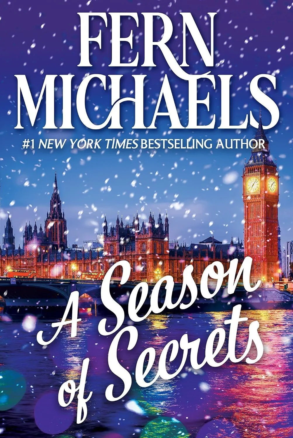 Book cover titled 'A Season of Secrets' by Fern Michaels.