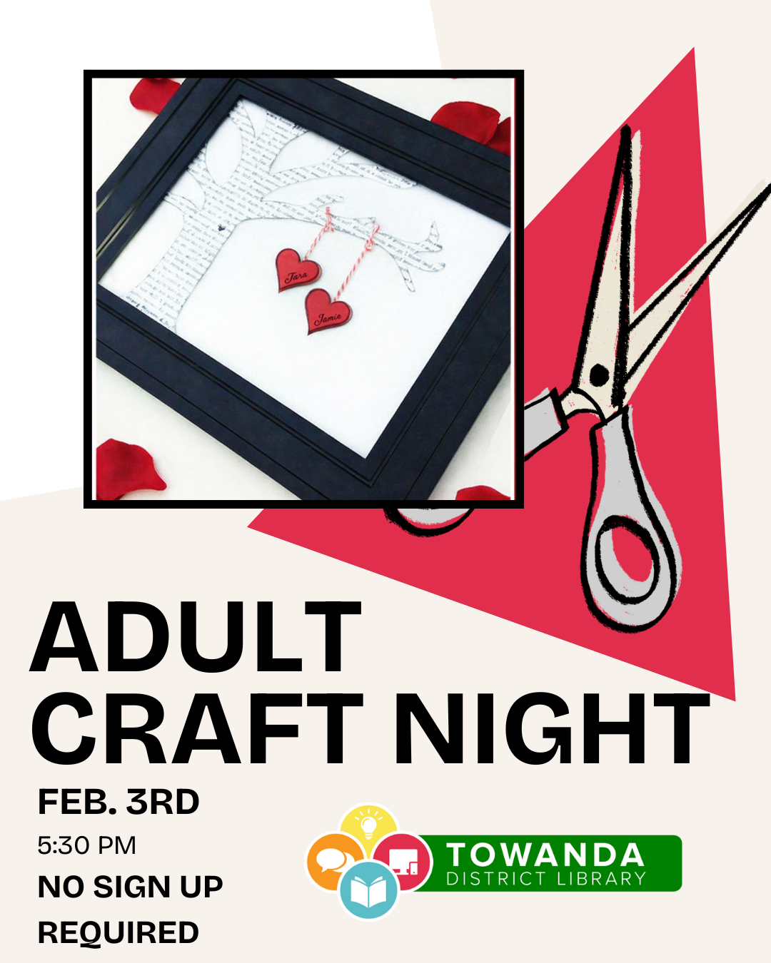 Adult Craft: Valentines Art