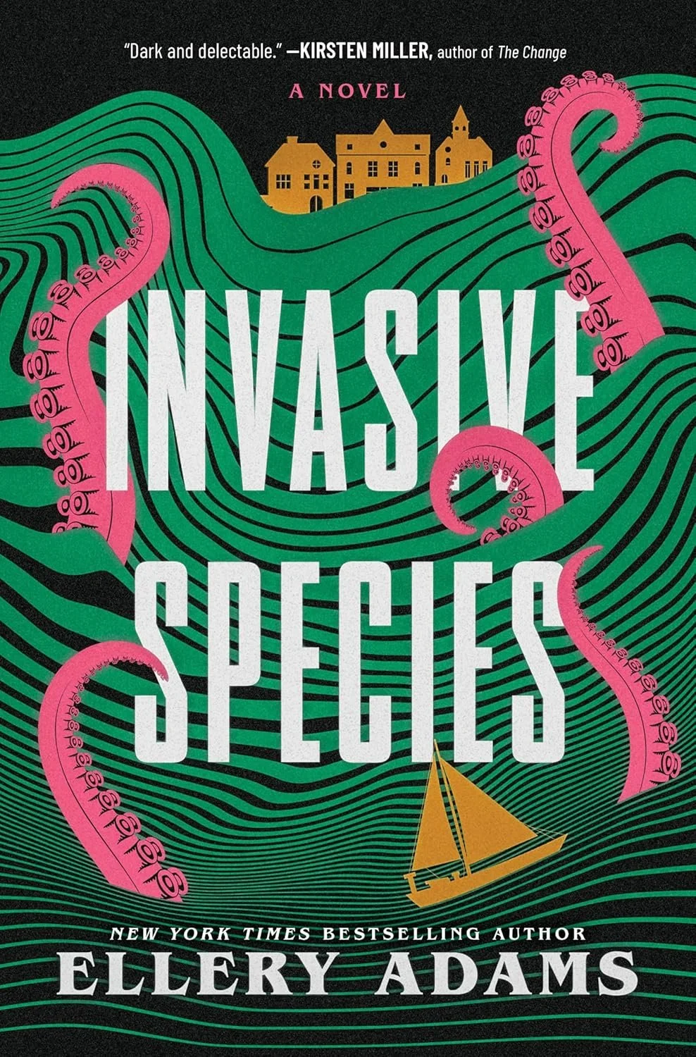 Book cover for "Invasive Species" by Ellery Adams.