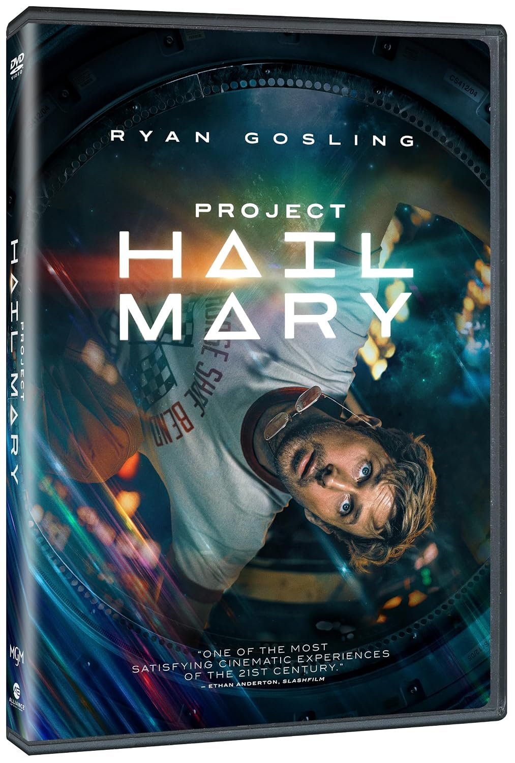 DVD cover for the movie 'Project Hail Mary'.