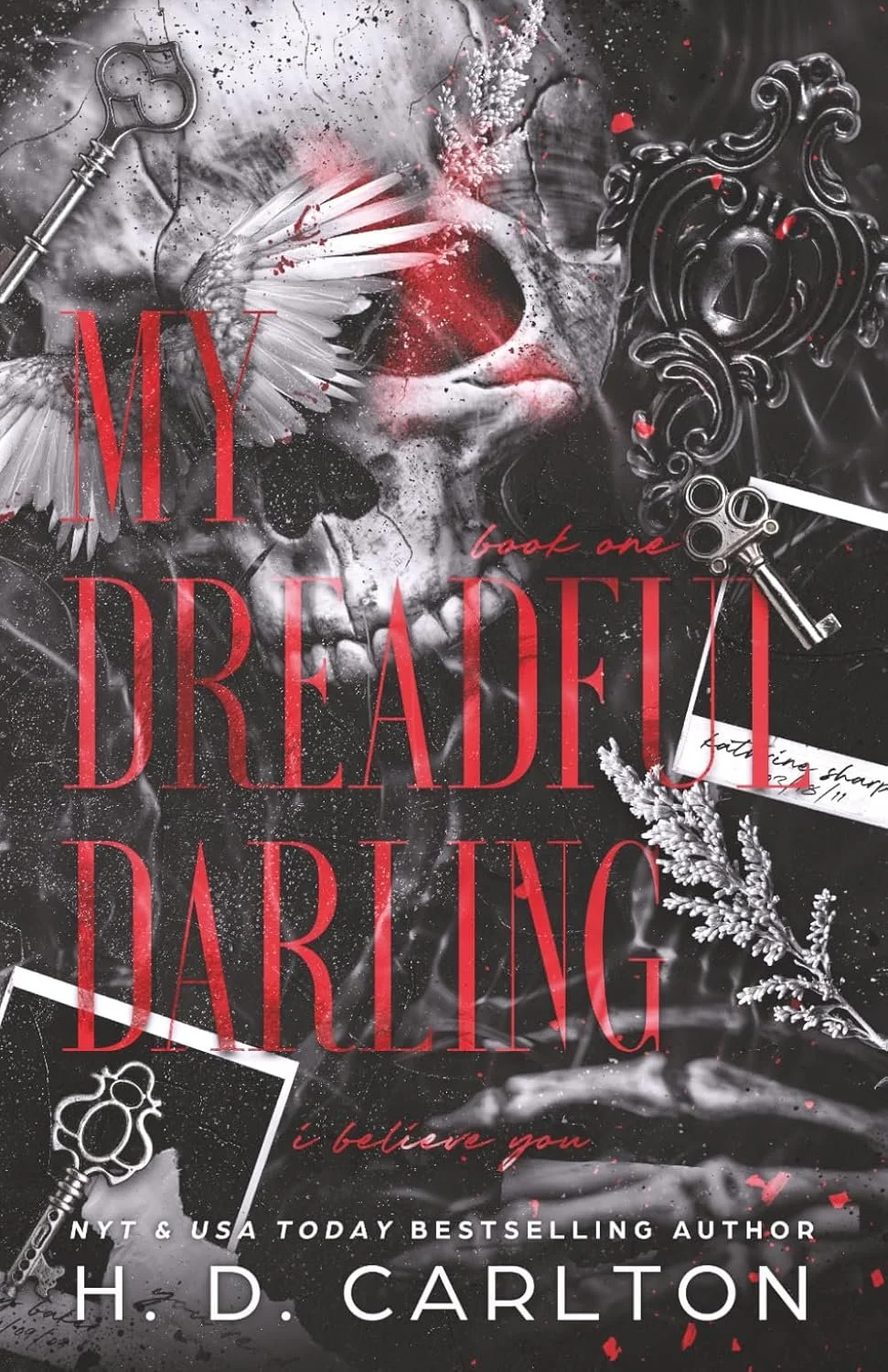 Book cover for 'My Dreadful Darling' by H.D. Carlton.