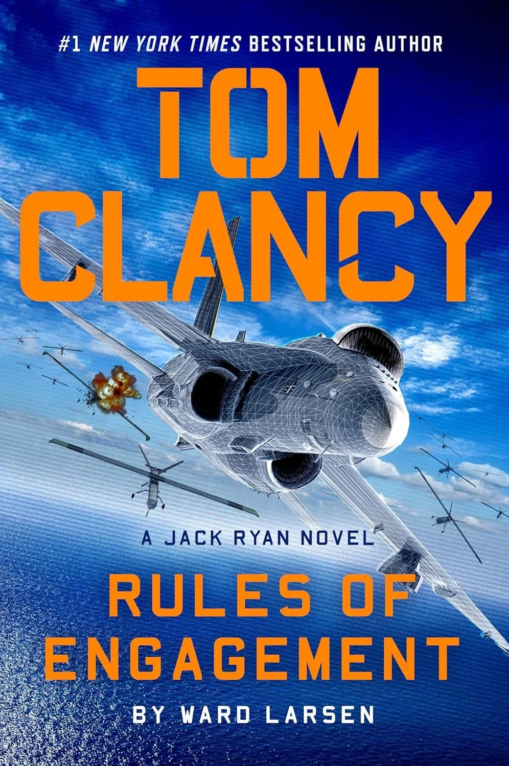 Book cover for 'Rules of Engagement' by Tom Clancy.