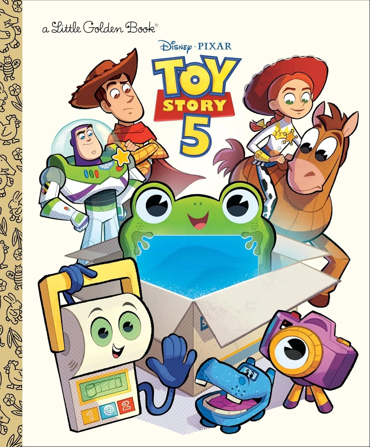 Cover of 'Toy Story 5' Little Golden Book.