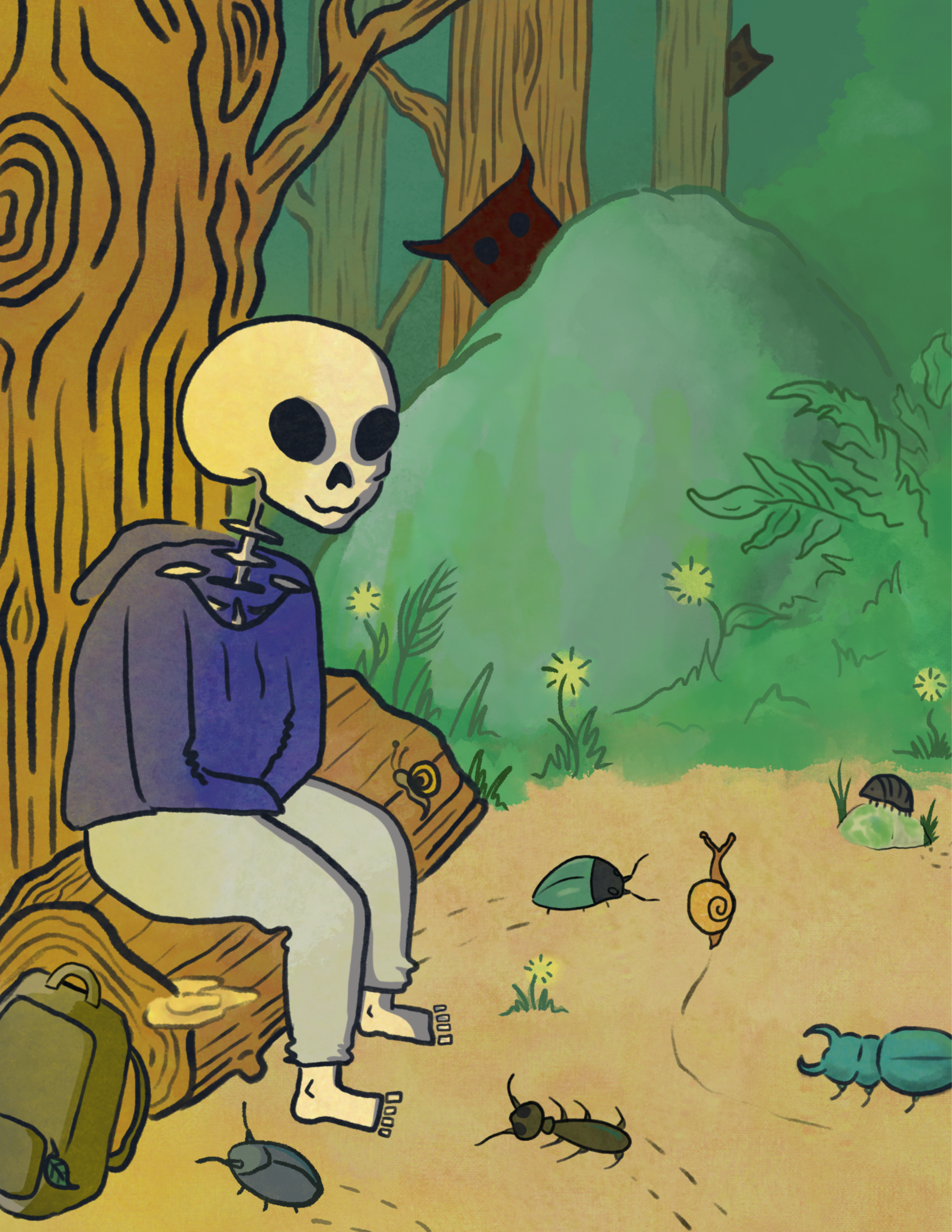Bugwatcher Art Print — Livi Makes Art