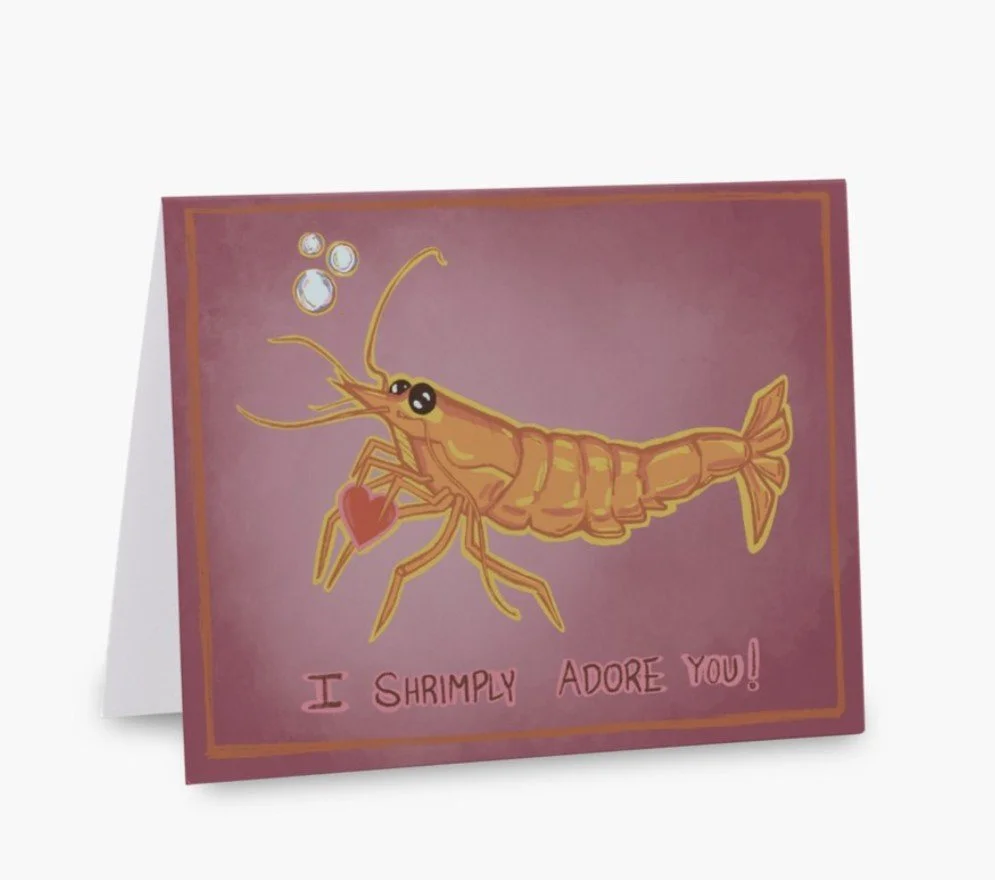 Shrimp Valentine Card!!!!