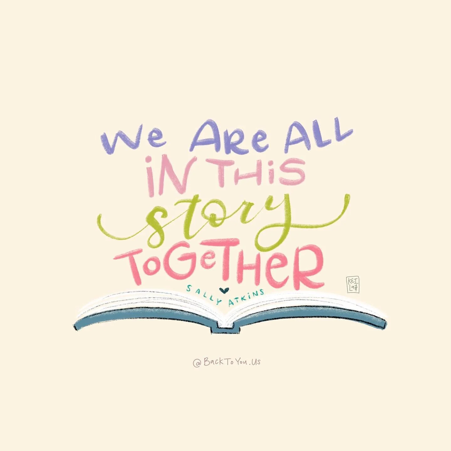 Tell Me, She Said
by Sally S. Atkins

Tell me, she said: 
What is the story you are telling? 
What wild song is singing itself through you?

Listen:
In the silence between there is music; 
In the spaces between there is story.

It is the song you are