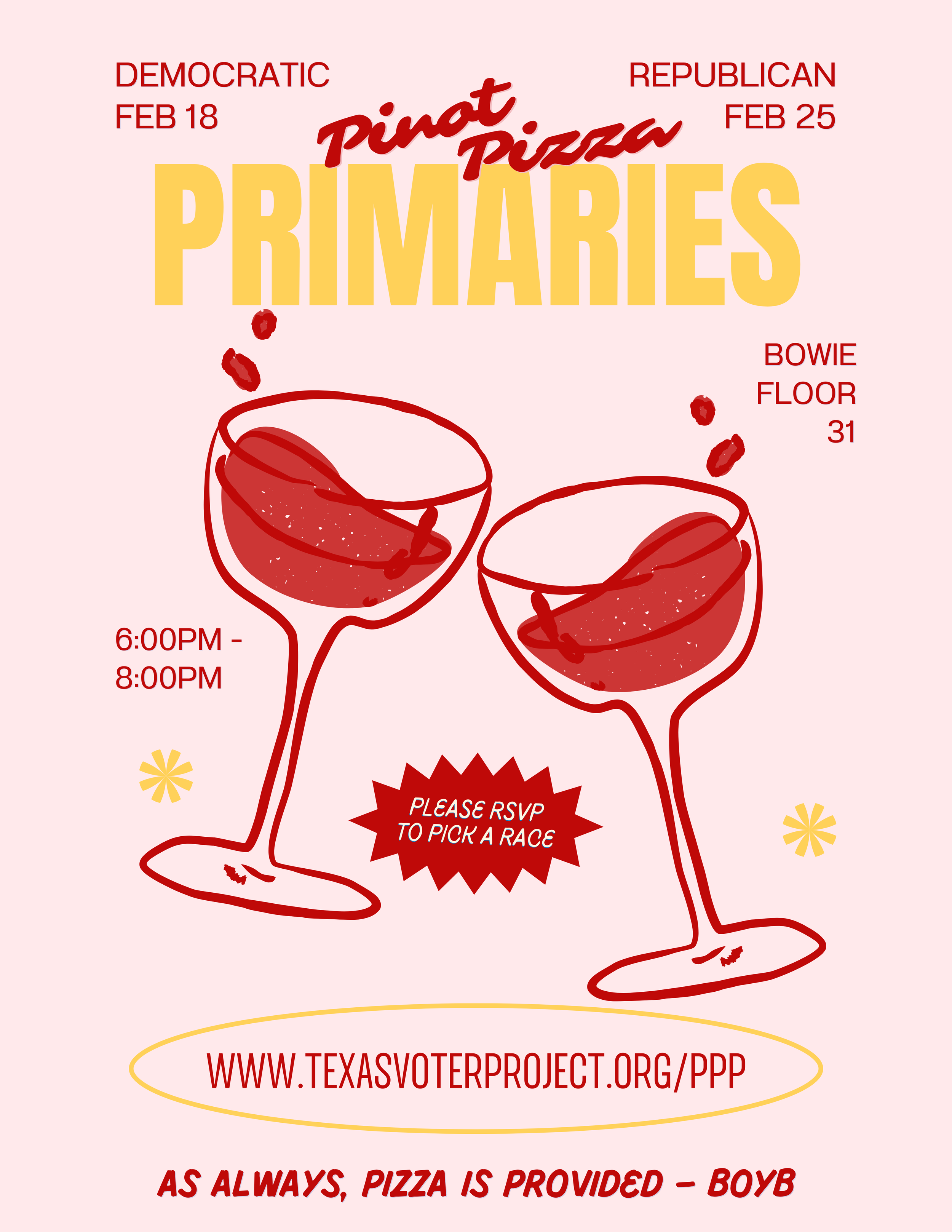 Pinot, Pizza &amp; Primaries (Republican)