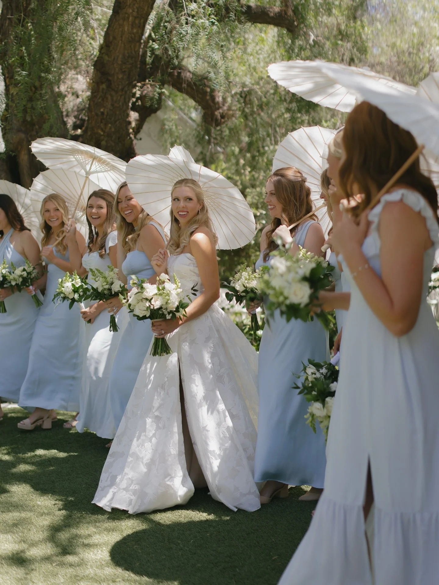 The girls! 🤍
Venue: @greengablesweddings
Photo: @emilyfaithgrateke 
Florals: @bydesignflorals 
Hair: @hairbycarolinesd 
Makeup: @juliekoethmakeup 
Dress: @blushbridalcouture 
Tux: @theblacktux