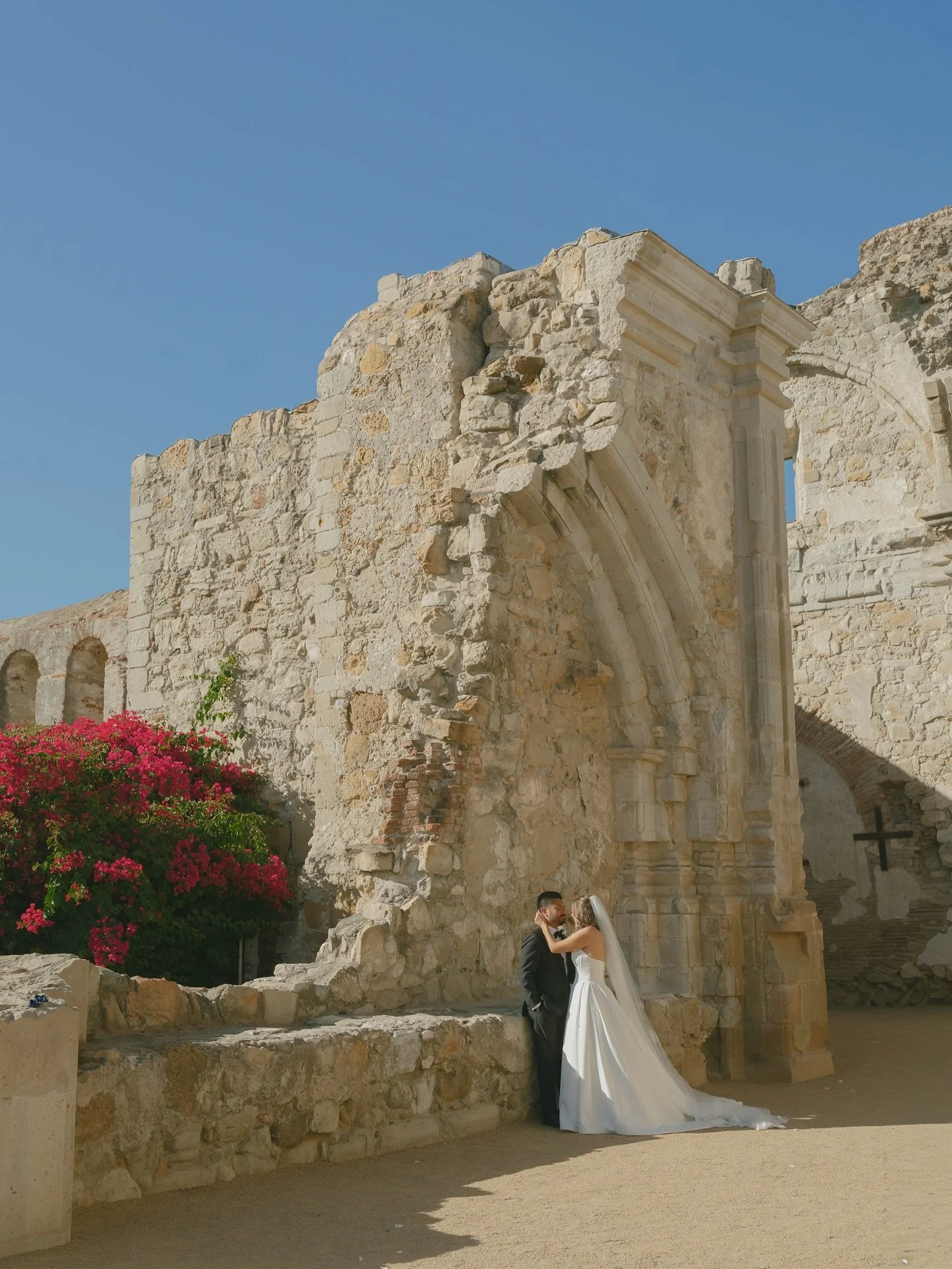 Introducing Mr &amp; Mrs Bernardo 🕊️

Venues : @missionbasilica @innatthemissionsjc @missionsanjuancapistrano 
Planing : @honeybearevents 
Photography : @emilyfaithgrateke 
Florals : @honeybearevents 
Content Creation : @emilyfaithgrateke 
Catering 