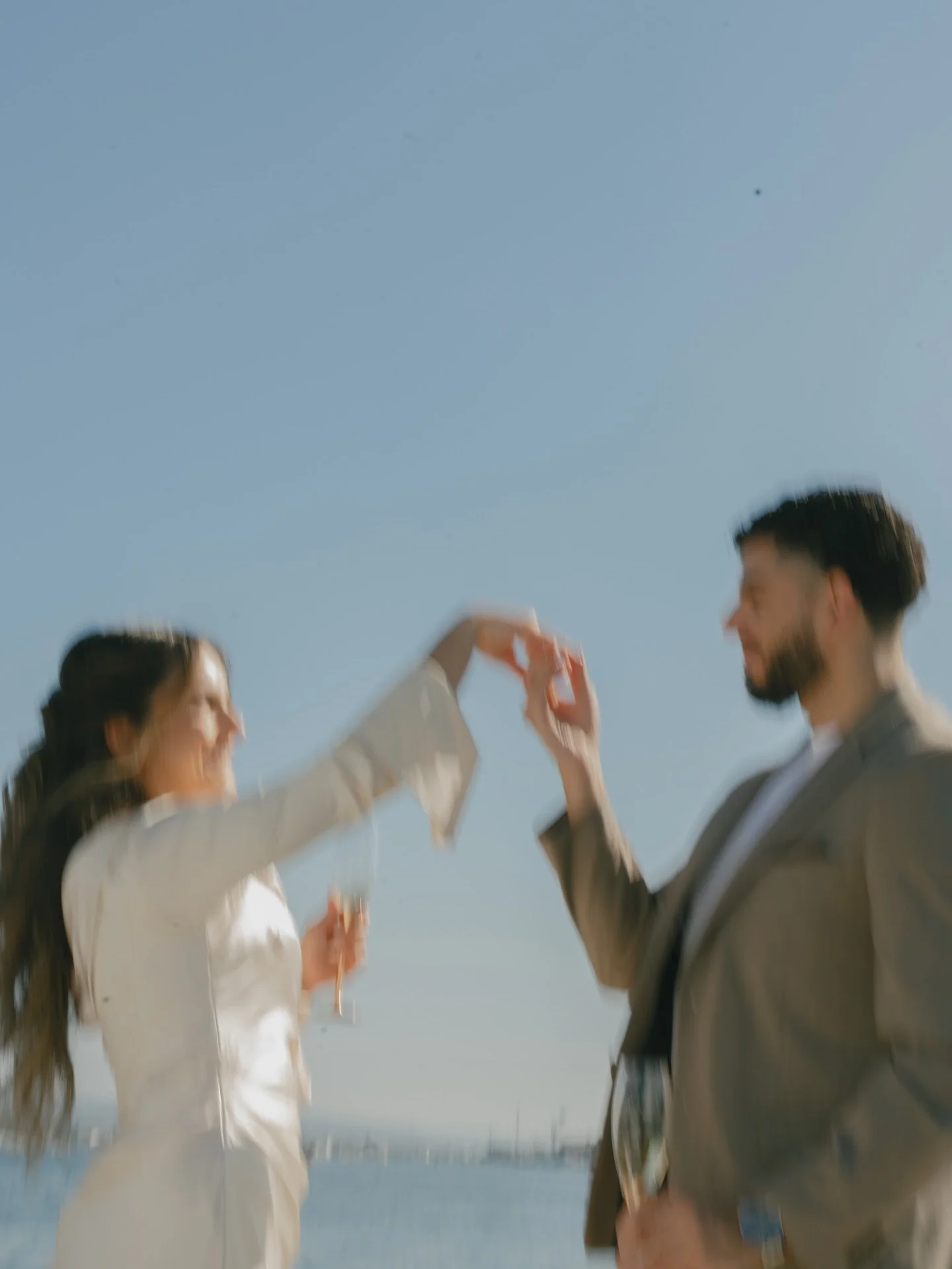 Winter Newport Beach Yacht Proposal. 
Vera &amp; Elias&rsquo;s love story was another one out of a novel! What an honor to capture such life changing moments in people&rsquo;s lives!