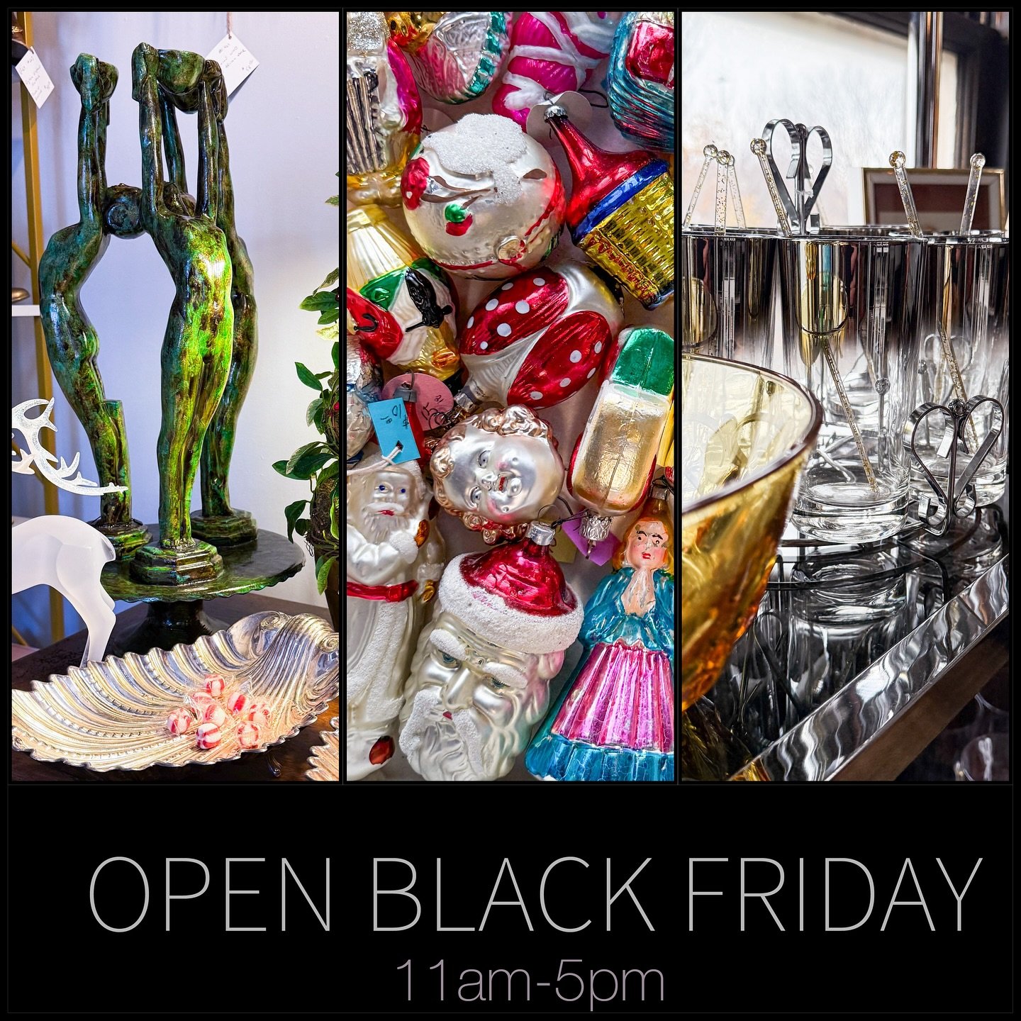 Join our BLACK FRIDAY Sip &amp; Shop today from 11am until 5pm! Come on CLE let&rsquo;s show them how it&rsquo;s done! A little rain, snow doesn&rsquo;t slow a Clevelander down! OPEN Friday, Saturday and Sunday 11am-5pm. To celebrate the official sta