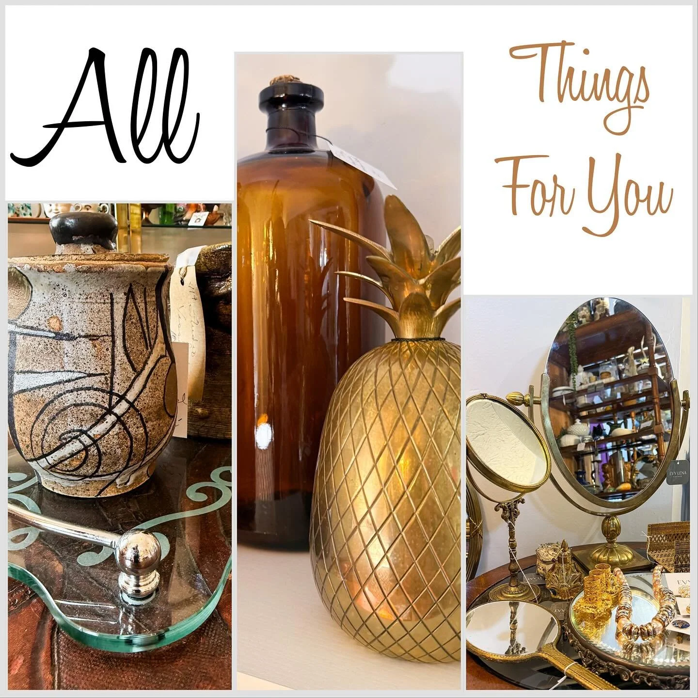 All Things For You, one of Cleveland&rsquo;s best homes for all things vintage is open every Wednesday through Sunday from 11am until 5pm. Join us here in the Tremont neighborhood minutes from downtown for great vintage for you and all your gift givi