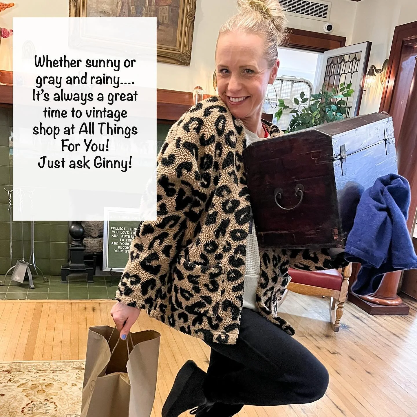 Visit All Things For You today and any Wednesday through Sunday from 11am until 5pm. We&rsquo;re located in the Tremont neighborhood, minutes from downtown, at 3136 West 14th Street, Cleveland, Ohio. 
We are preparing for the holiday season with deal