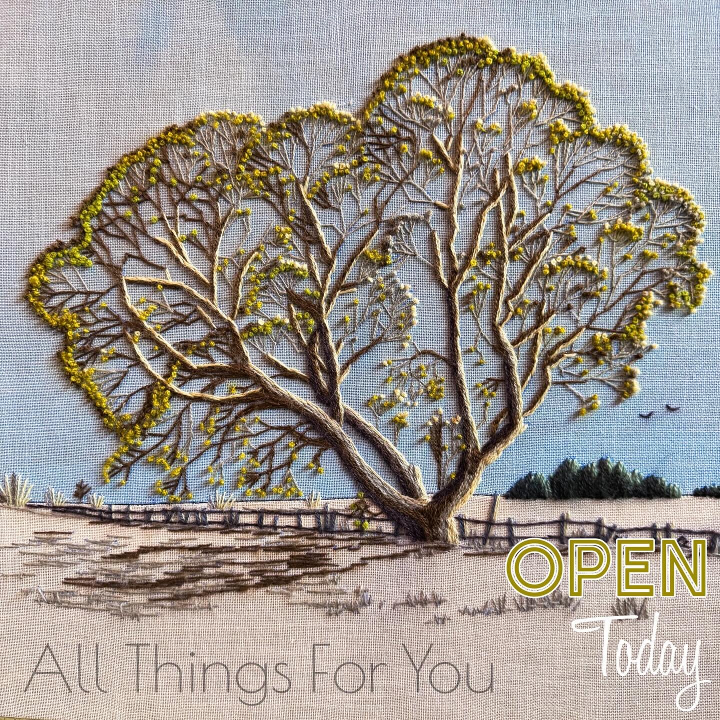 We are OPEN TODAY (and it&rsquo;s warm and cozy inside). 
All Things For You is here for all your meaningful, joyous, kitsch, timeless quality and beautiful vintage gift needs. Come in this weekend and see what treasures you can find. All Things For 