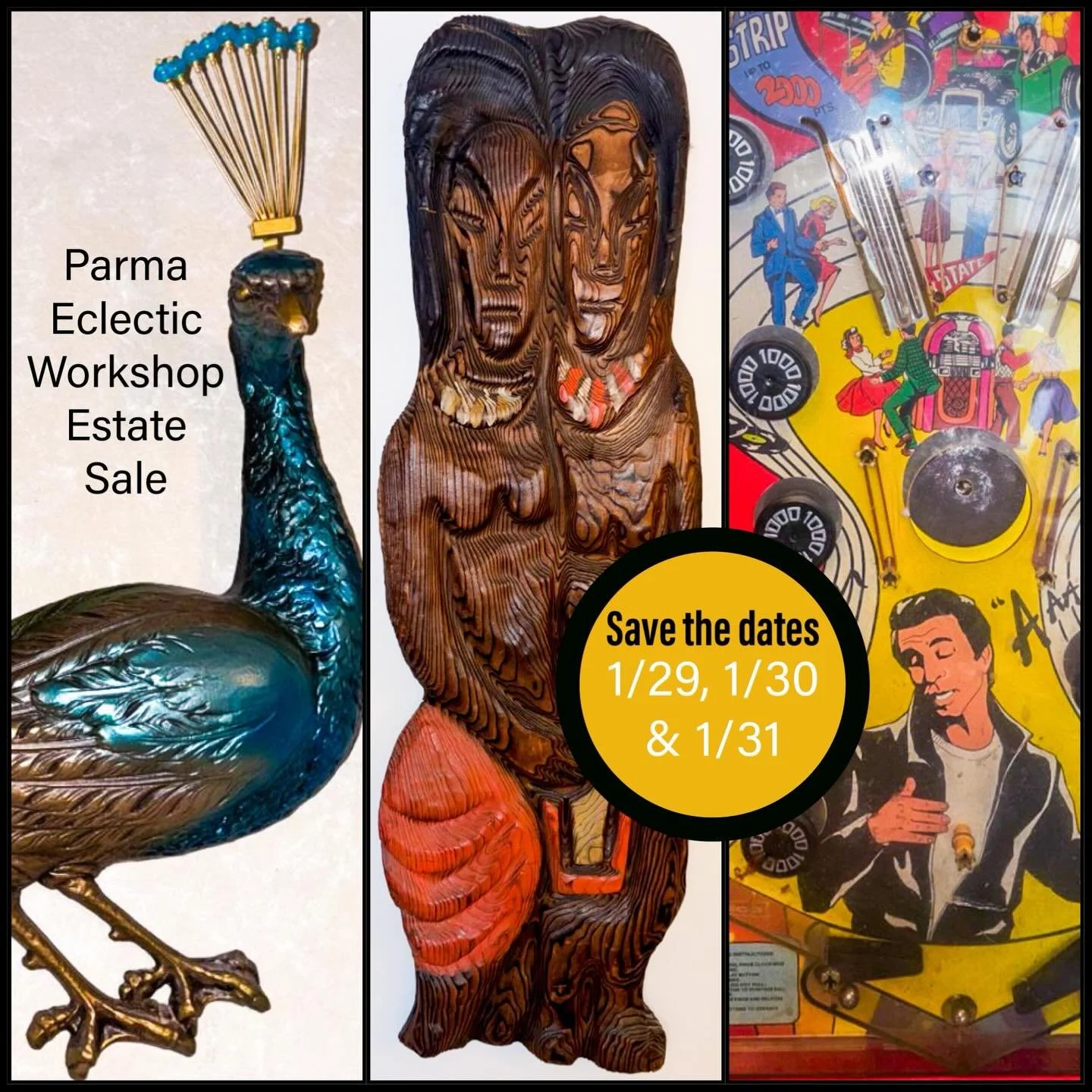 Save the date and join us for the next All Things For You estate sale taking place in Parma. The address for this sale will be posted after 9am on Wednesday 1/28. 
For more information and photos check out the website listed below. 
https://www.estat