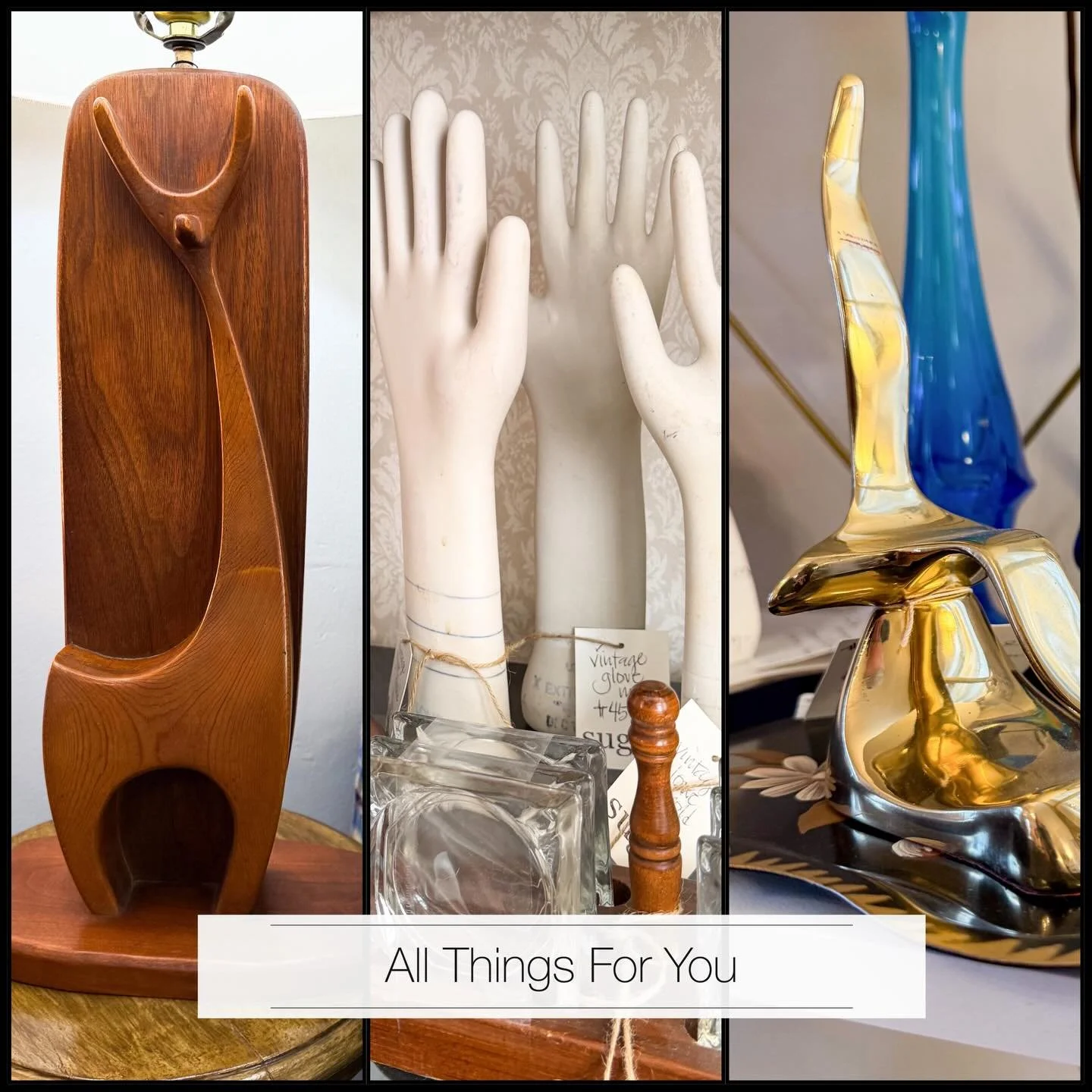 All Things For You is home to wonderful vintage curated by over 20 dealers right here in the Tremont neighborhood in Cleveland. We are OPEN TODAY 11am-5pm. 
We are located at: 3136 West 14th Street, Cleveland, Ohio. 
Our regular store hours are: Wedn