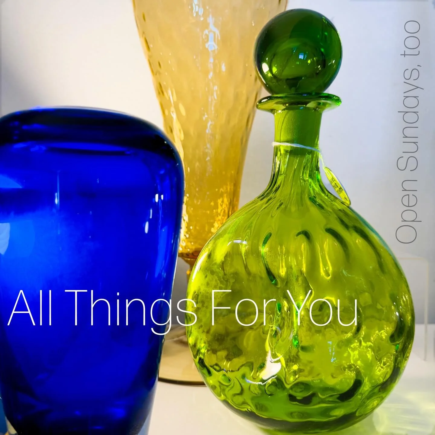 Open today! All Things For You is home to wonderful vintage curated by over 20 dealers right here in the Tremont neighborhood in Cleveland. We are OPEN TODAY 11am-5pm. 
We are located at: 3136 West 14th Street, Cleveland, Ohio. 
Our regular store hou