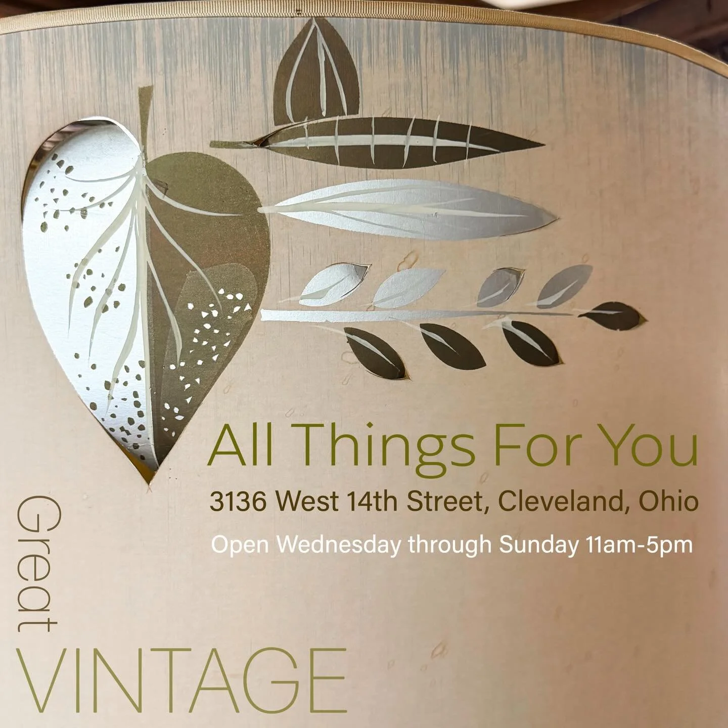 Join us This Weekend, Saturday and Sunday at All Things For You for a fabulous weekend of LOVE, vintage, tasty beverages, snacks and sales at our All Weekend Sip &amp; Shop! Starting today, we&rsquo;re celebrating love and vintage so please join us! 