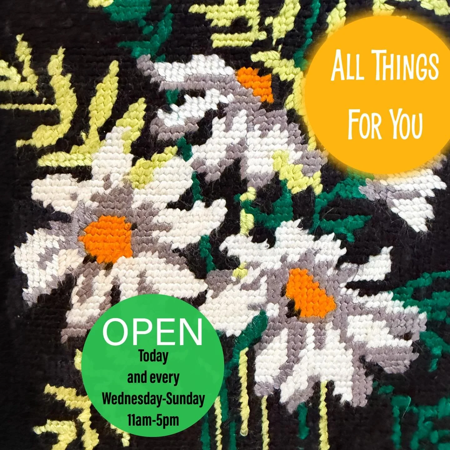 All Things For You, Cleveland&rsquo;s home for all things vintage. Visit our four floors of wonderful vintage any Wednesday through Sunday from 11am until 5pm. 
We are located at:  3136 West 14th Street, Cleveland, Ohio #allthingsforyou #cle #clevela