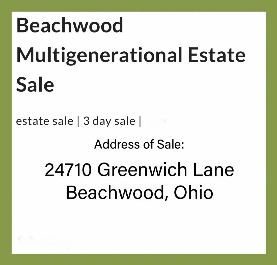 All Things For You&rsquo;s next estate sale will take place in Beachwood, Ohio. This is a 3 day sale starting on Thursday 2/26/26 running through Saturday 2/28/26. The address for this amazing sale is:
24710 Greenwich Lane, Beachwood, Ohio. 

Save th