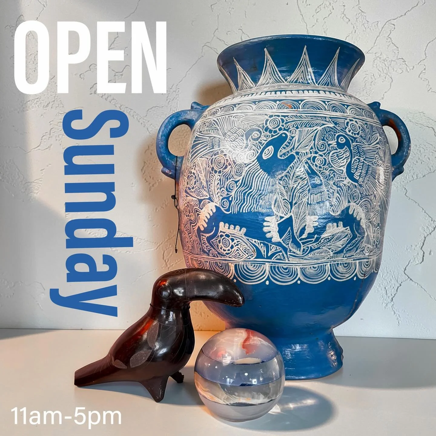 Whether sunshine, clouds, rain, fog or blustery day it&rsquo;s always a good time to shop for sustainable, amazing vintage. We are OPEN TODAY! Come in and enjoy all kinds of vintage at its best in a beautiful environment. 
All Things For You, Clevela