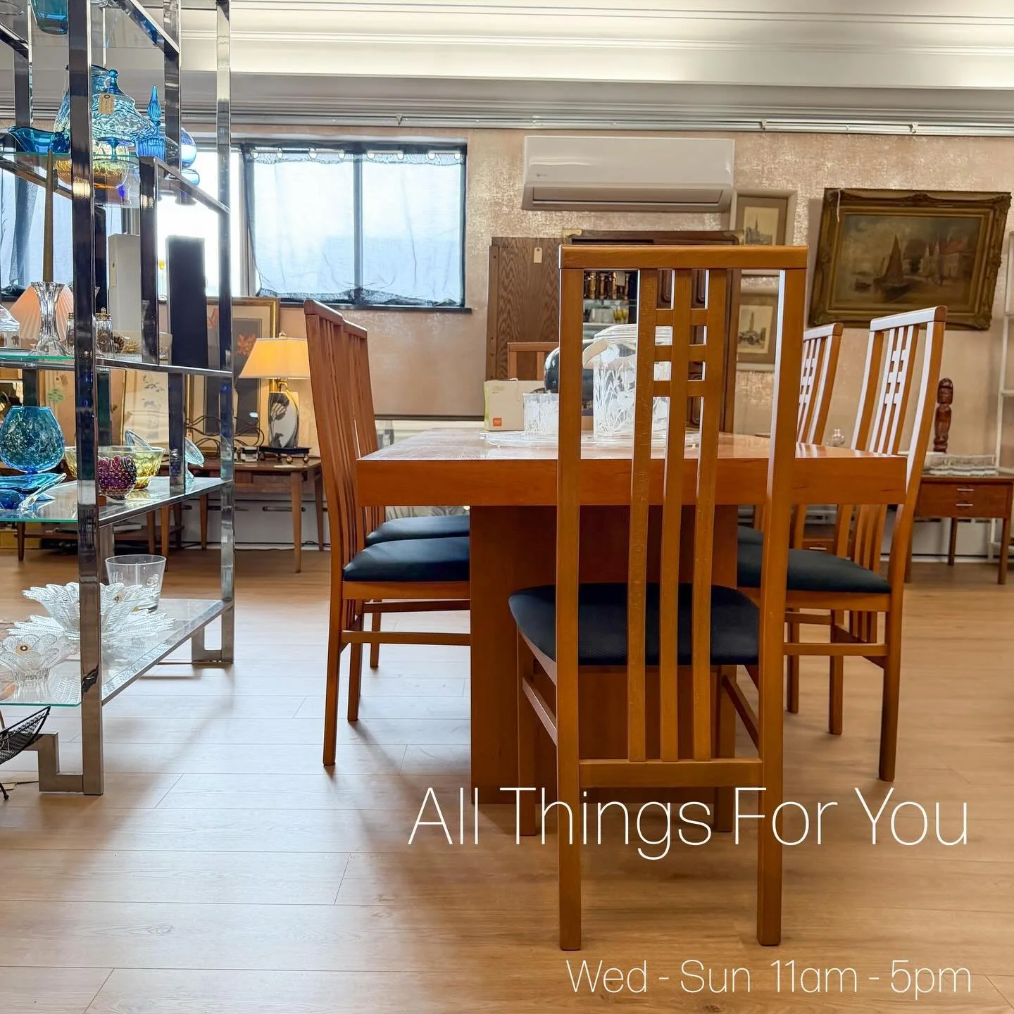 All Things For You, is one of Cleveland&rsquo;s  premier vintage shops in the Greater Cleveland&rsquo;s area. We are open Wednesday through Sunday from 11am until 5pm. See you soon!
