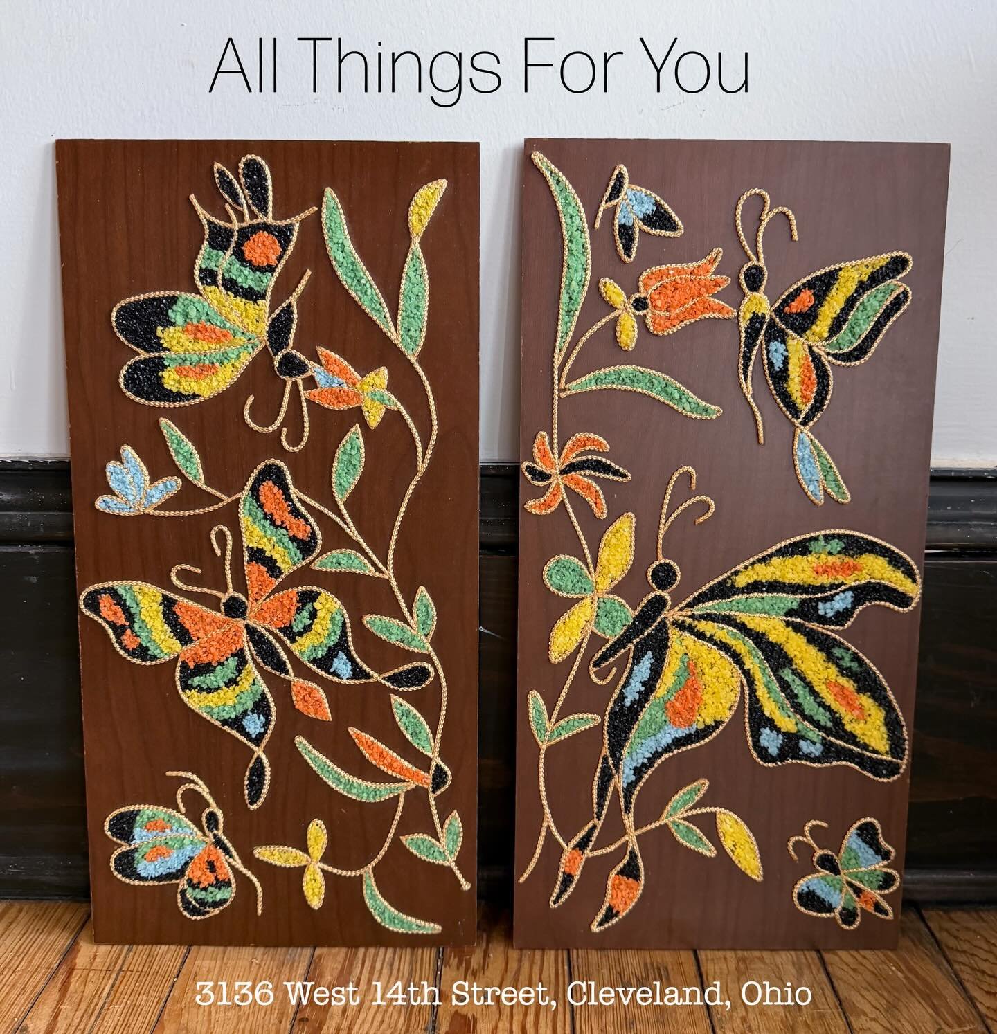 See you tomorrow! All Things For You, is home to all things vintage and is open today.  Our vintage shop is open every Wednesday through Sunday from 11am until 5pm. Join us here in the Tremont neighborhood at 3136 West 14th Street, Cleveland, Ohio. W