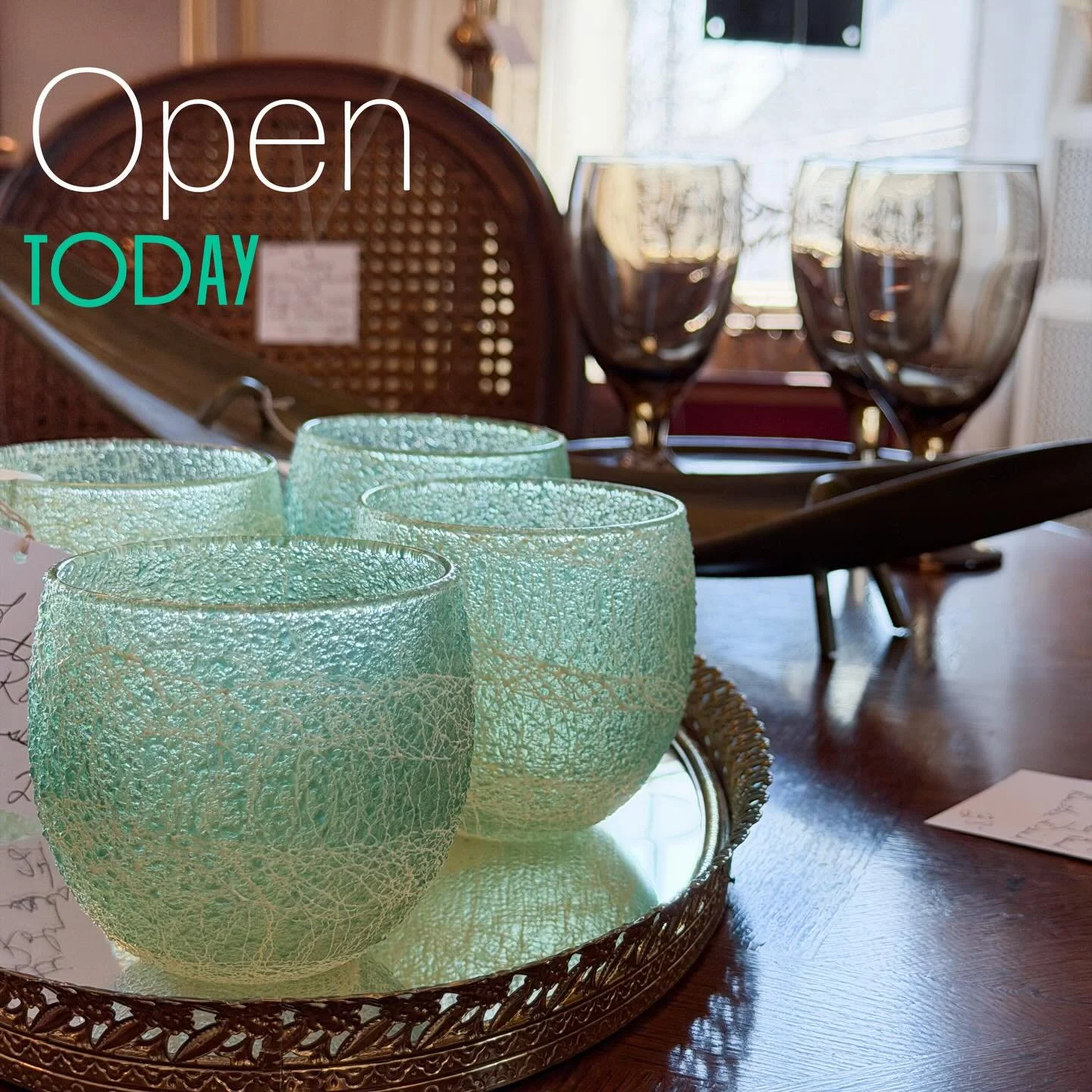 Happy weekend! ATFY is open today! All Things For You, is a collective effort of over 20 vintage dealers curating fabulous vintage and bringing it home to CLE for you. . Our vintage shop is open every Wednesday through Sunday from 11am until 5pm. Joi