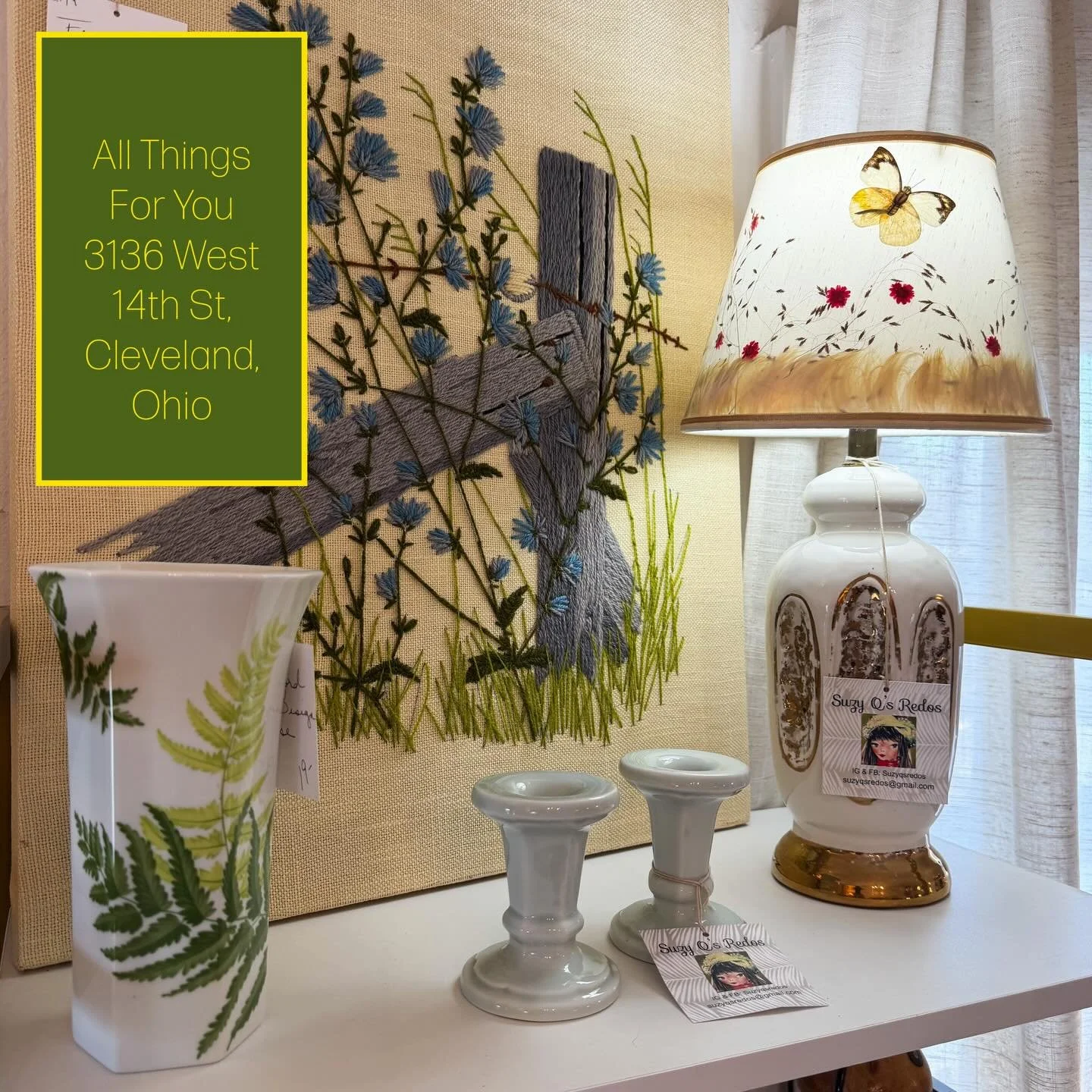 All Things For You, is a collective effort of over 20 vintage dealers curating fabulous vintage and bringing it home to CLE for you. . Our vintage shop is open every Wednesday through Sunday from 11am until 5pm. Join us here in the Tremont neighborho