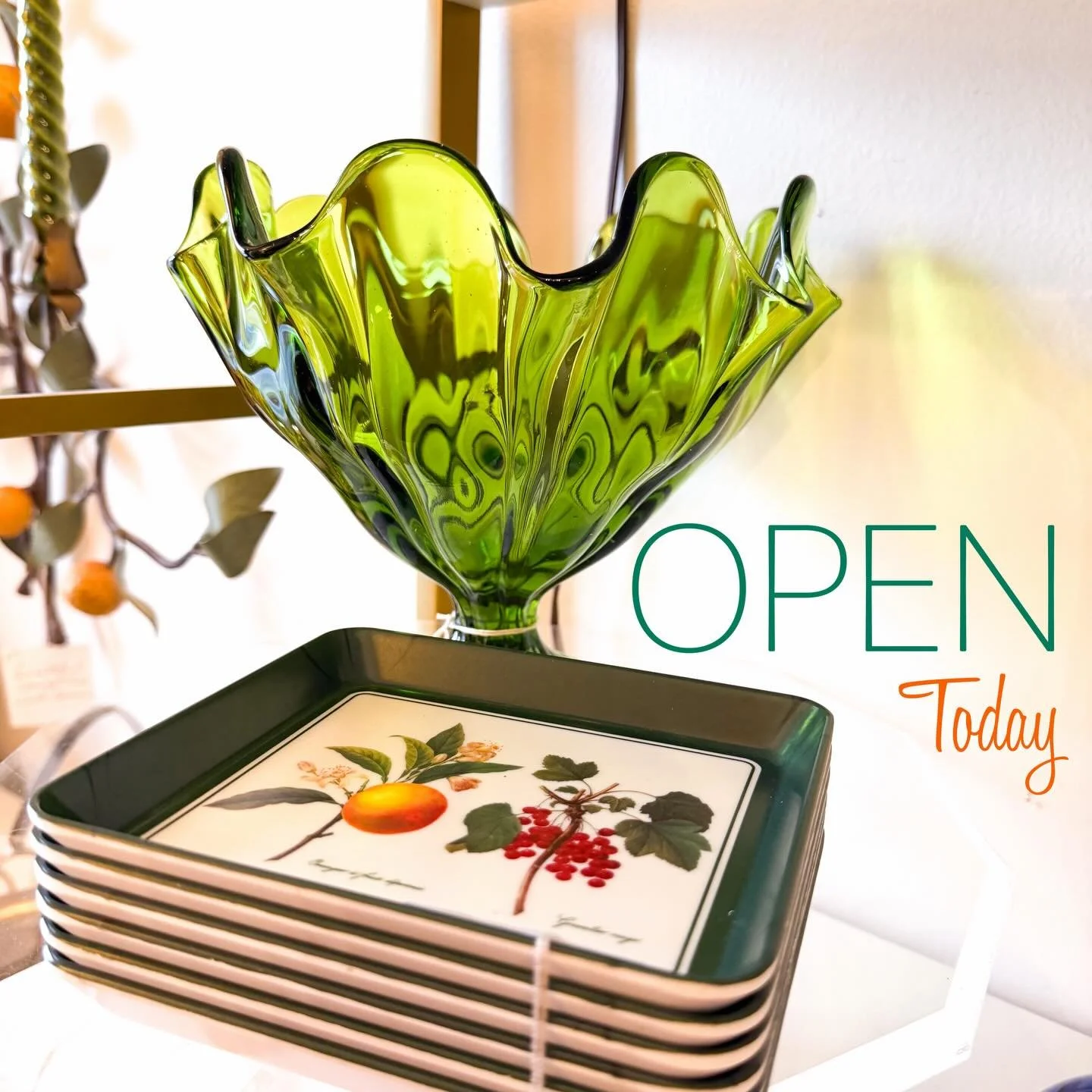 Welcome to a new week of great vintage. All Things For You is open every Wednesday through Sunday from 11am until 5pm. So make plans to come over and enjoy our 4 floors of vintage curated by our 20+ vintage dealers. 
Also, save the dates for our Moth