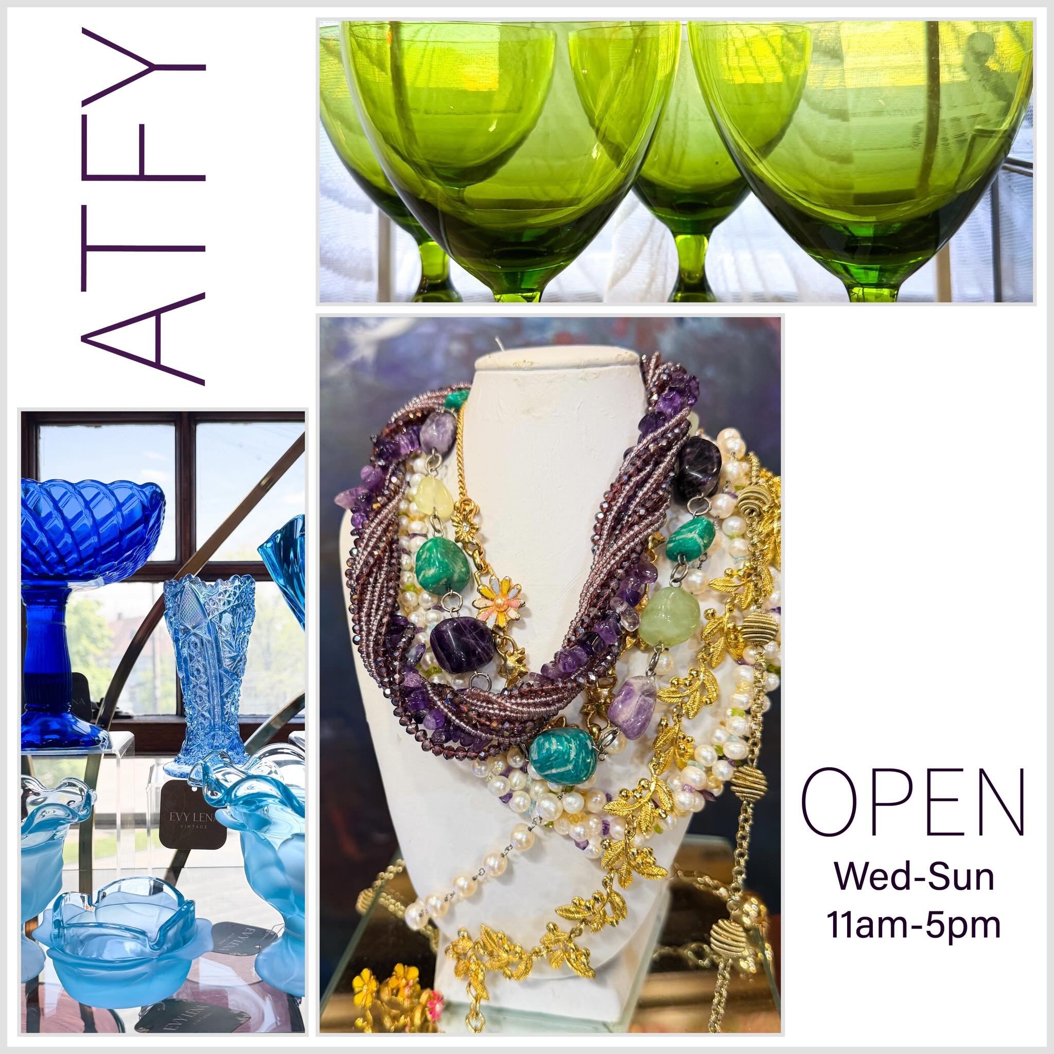 All Things For You one of Cleveland&rsquo;s best vintage stores is open every Wednesday through Sunday from 11am until 5pm. 
We are located in the Tremont neighborhood mere minutes from downtown Cleveland. We are home to over 20 individual, well cura