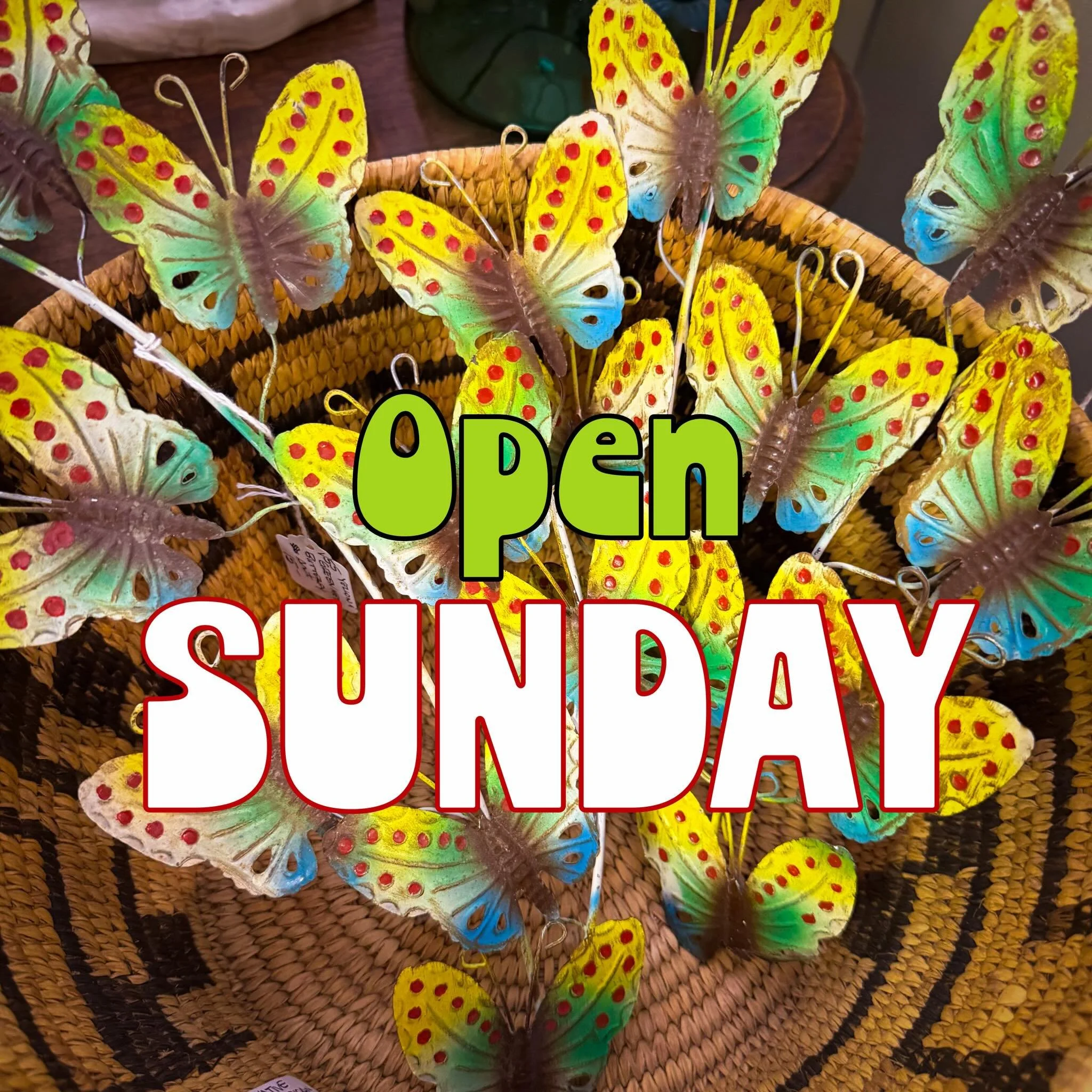 Sunshine and Sunday off to vintage shopping we go! ! All Things For You is OPEN TODAY! (Wed-Sun 11-5) We are ready for the weekend! Many dealers have refreshed their spaces and inventory&hellip;so stop in often for all the latest and greatest in vint