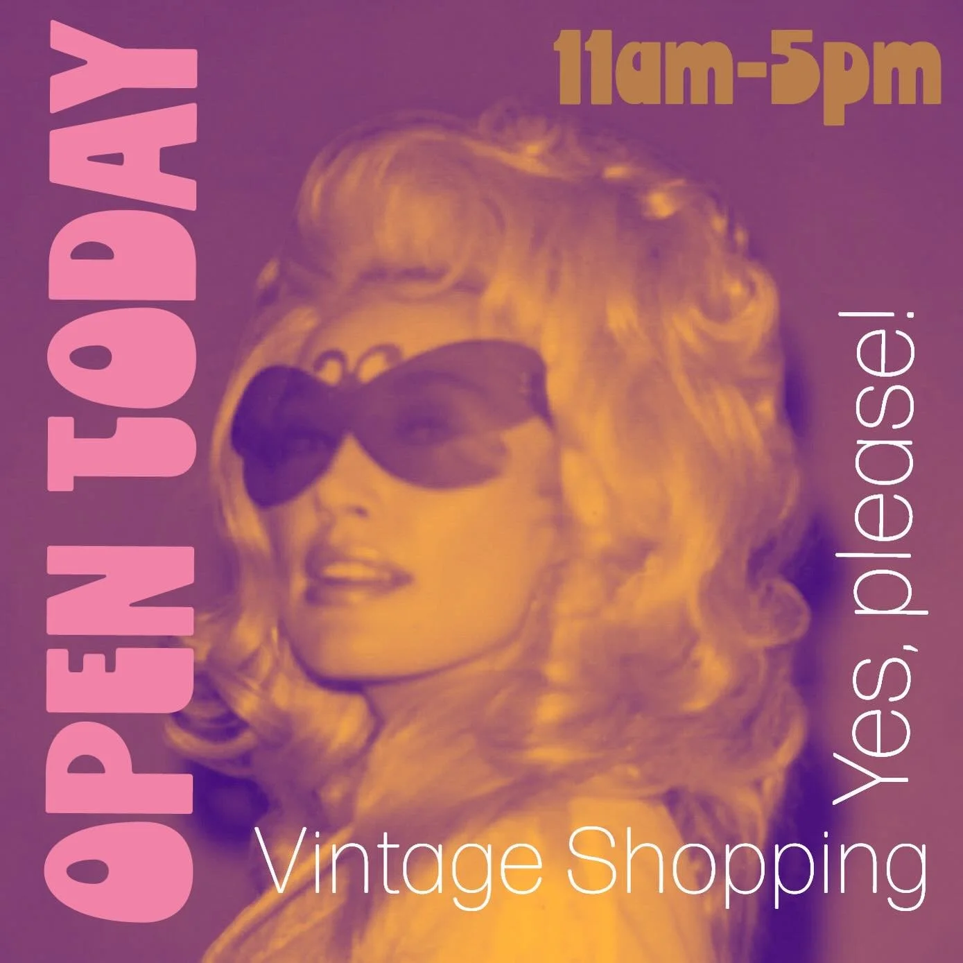 Sunshine and Sunday off to vintage shopping we go! ! All Things For You is OPEN TODAY! (Wed-Sun 11-5) We are ready for the weekend! Many dealers have refreshed their spaces and inventory&hellip;so stop in often for all the latest and greatest in vint