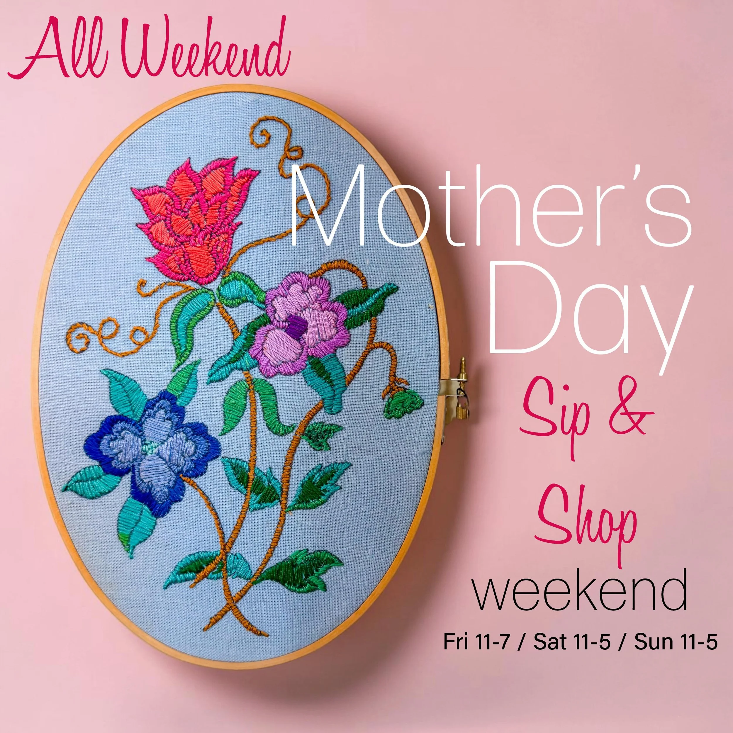 Join All Things For You (Friday) and all this week as we celebrate mom&rsquo;s and art All Weekend! As always we are open every Wednesday through Sunday from 11am until 5pm for all of your awesome vintage wants and needs. 
  This weekend we celebrate