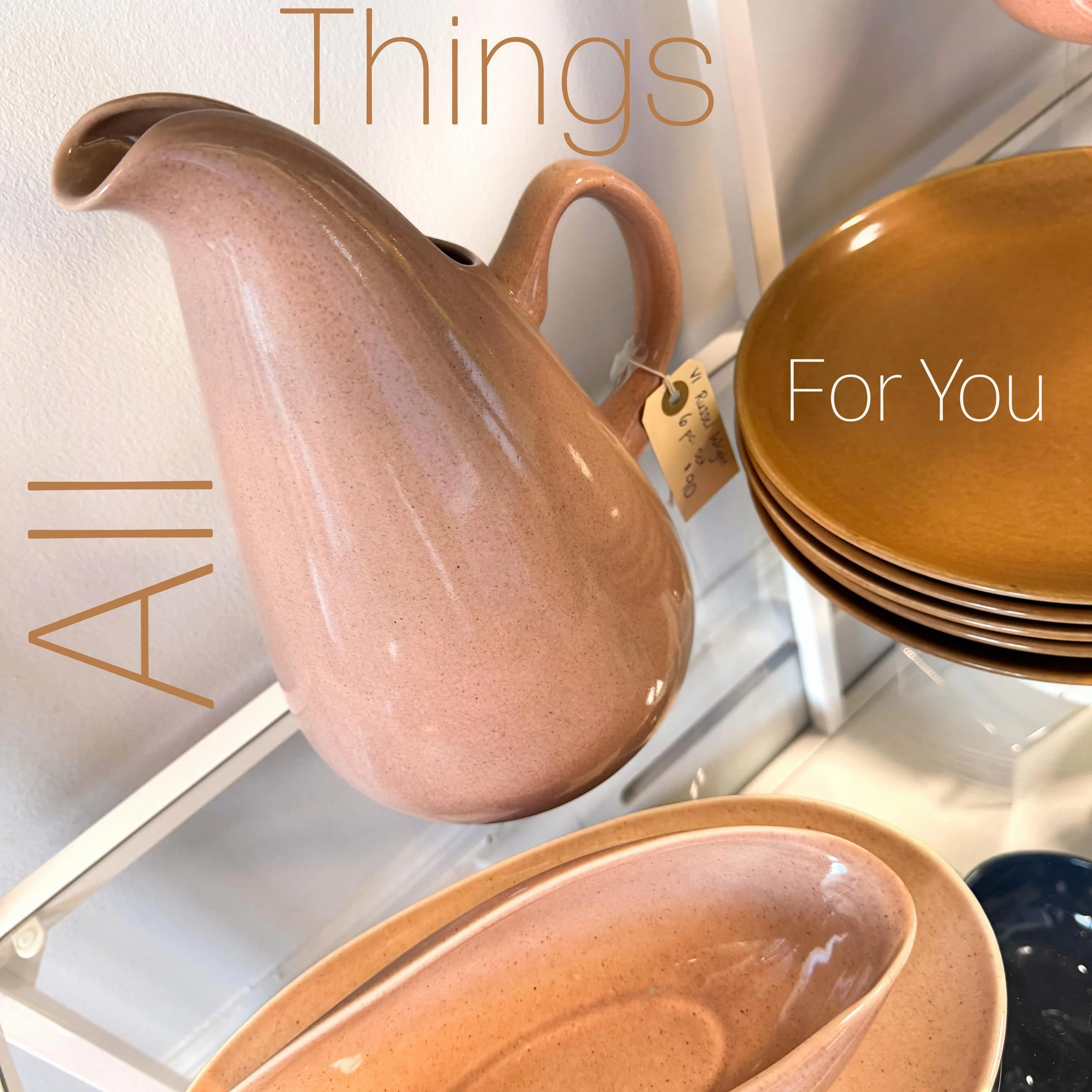 Welcome to a new week of great vintage. All Things For You is open every Wednesday through Sunday from 11am until 5pm. So make plans to come over and enjoy our 4 floors of vintage curated by our 20+ vintage dealers. 
Also, don&rsquo;t miss our ATFY S