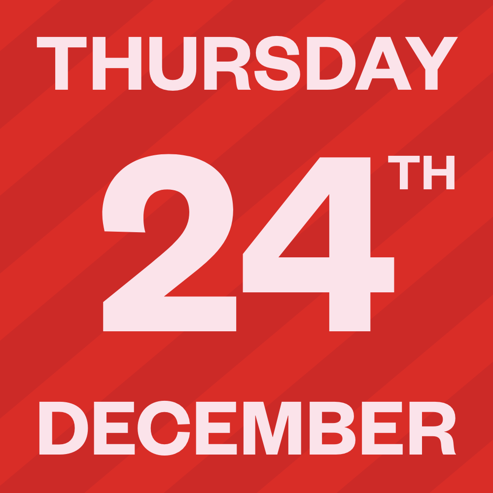 Thursday 24th of December