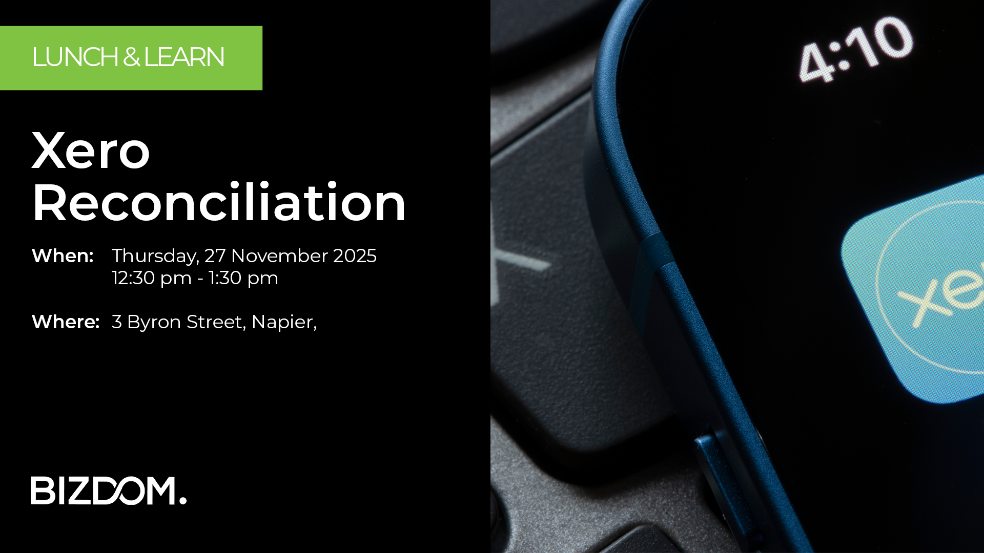 Xero Reconciliation - Lunch &amp; Learn