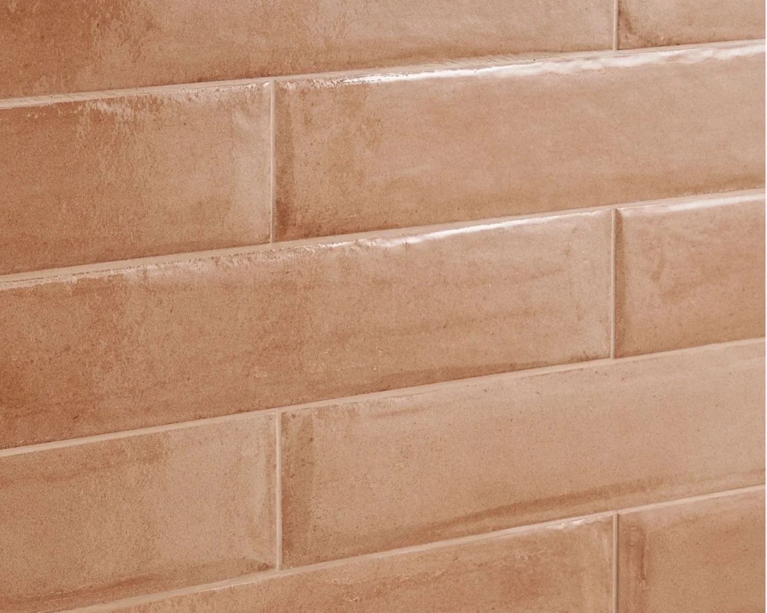 The Paint Collection Porcelain Subway Tile in Terracotta Brown