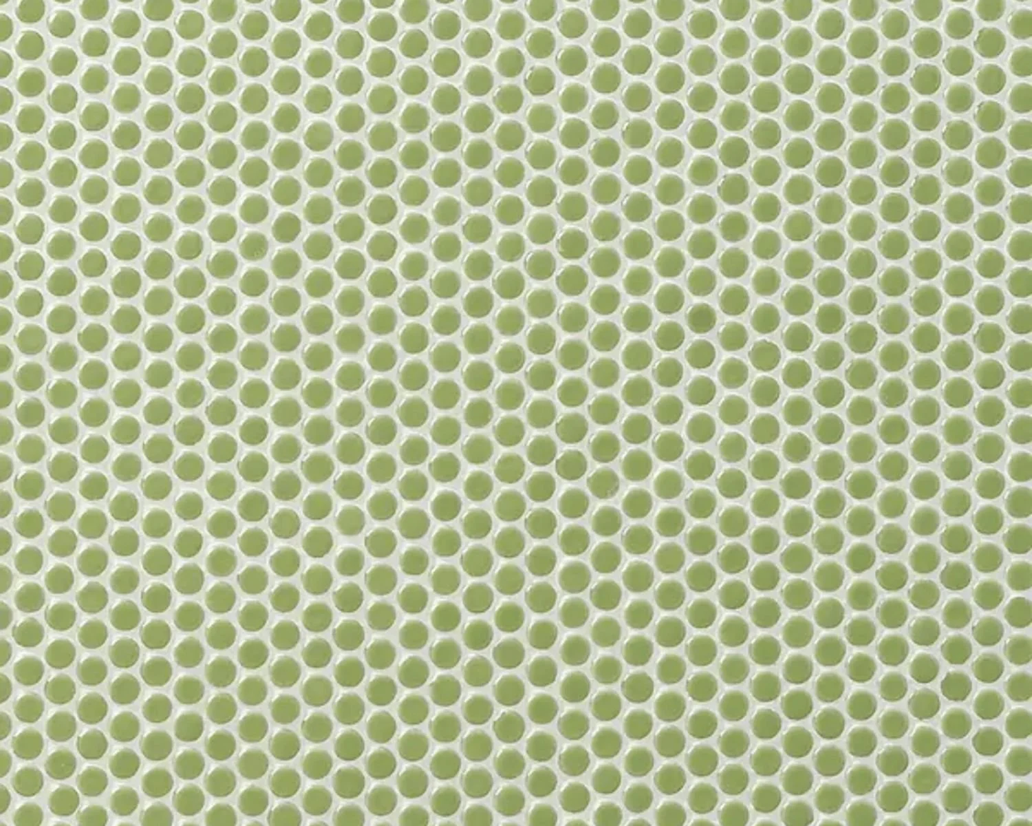 Penny tiles in green