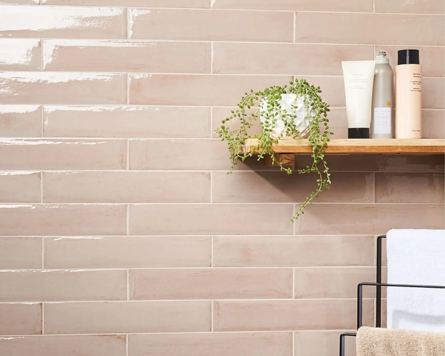The Paint Collection Porcelain Subway Tile in Rosa Pink