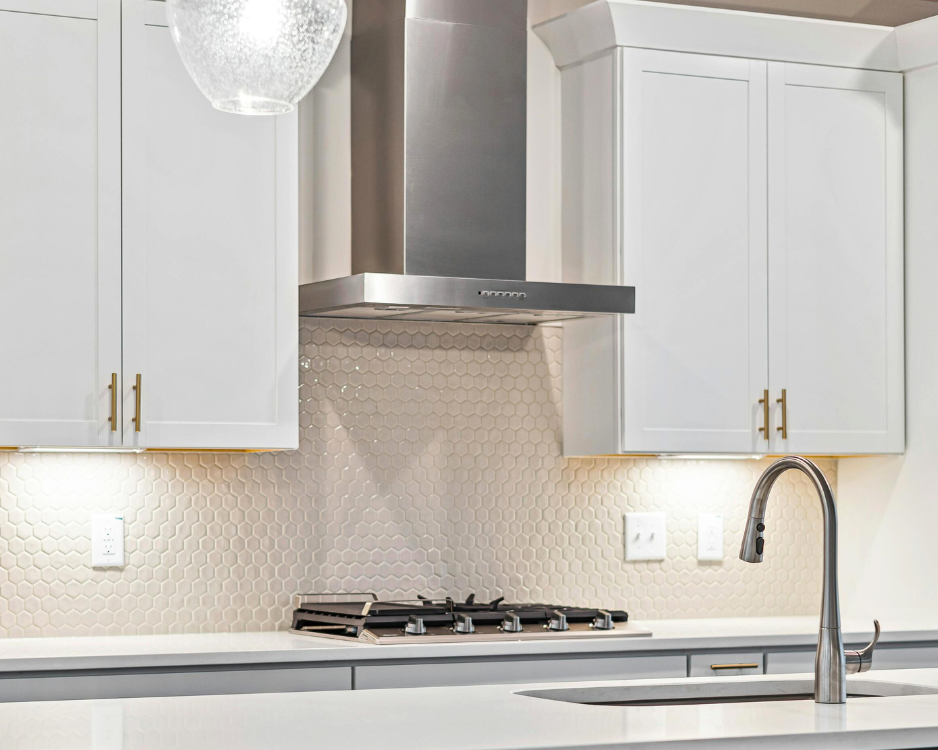 Hexagon Tile Kitchen Backsplash