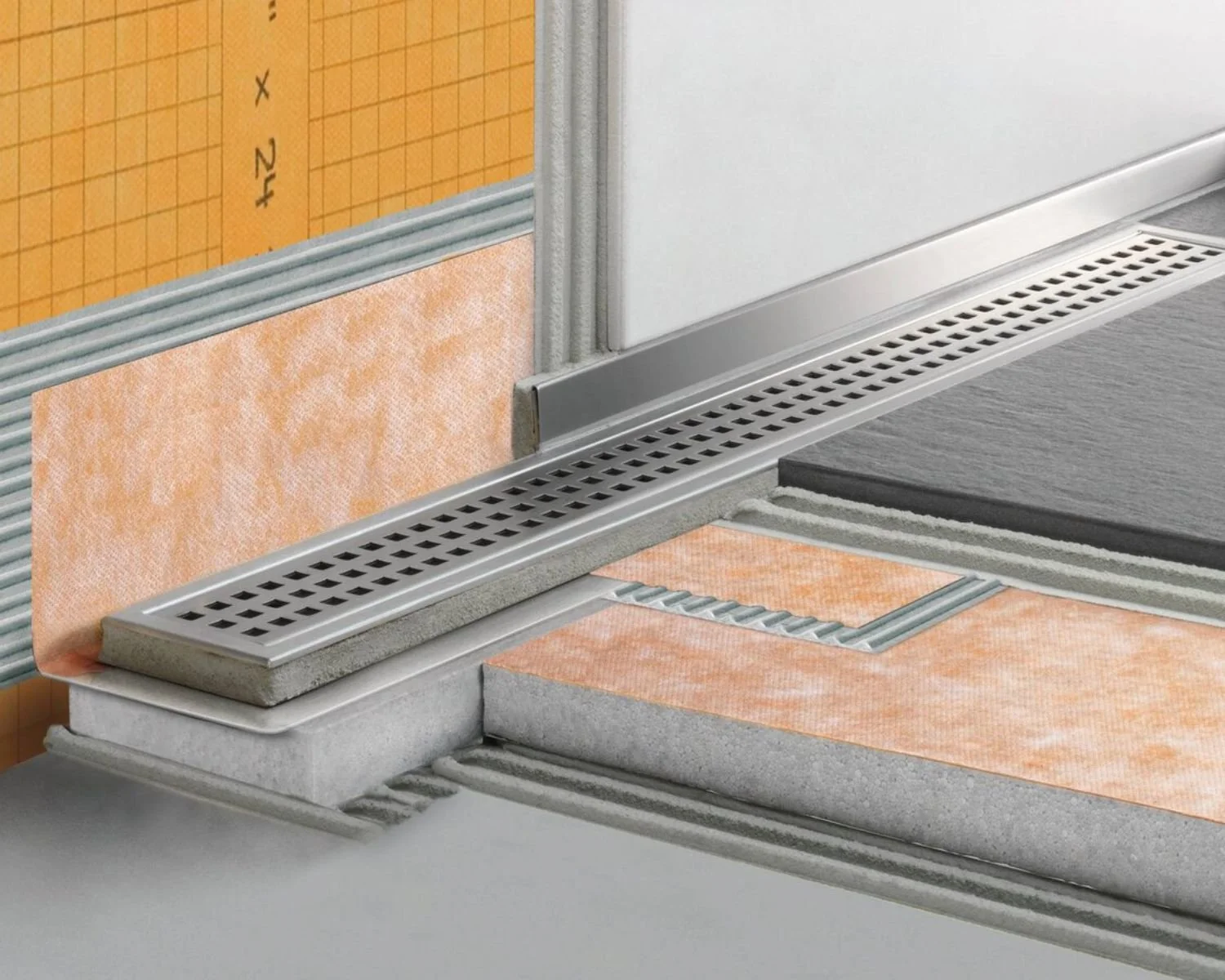 Schluter Kerdi-Line Linear Drains for Bathroom Remodels