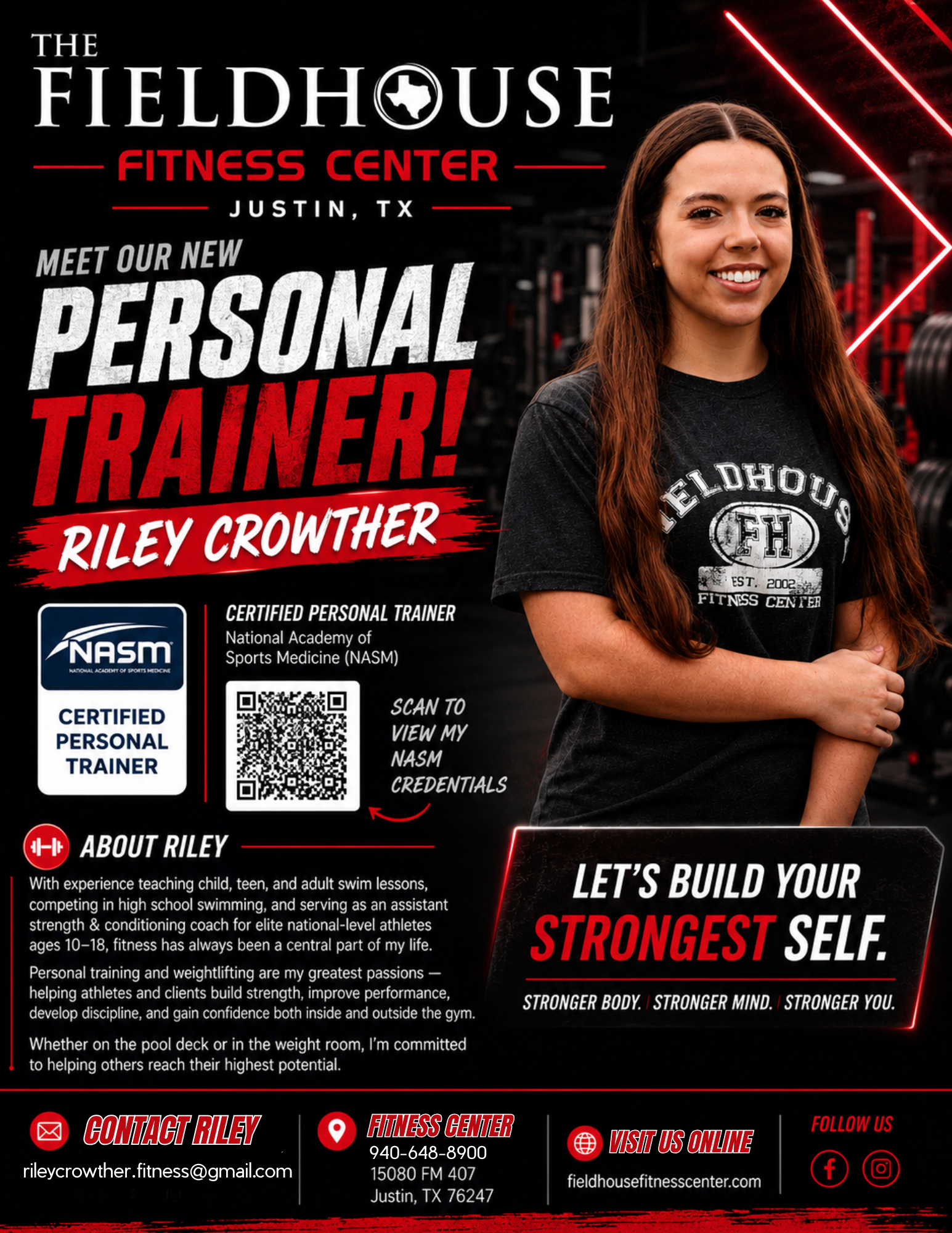 Michelle Riley Fitness Personal Training — FIELDHOUSE FITNESS