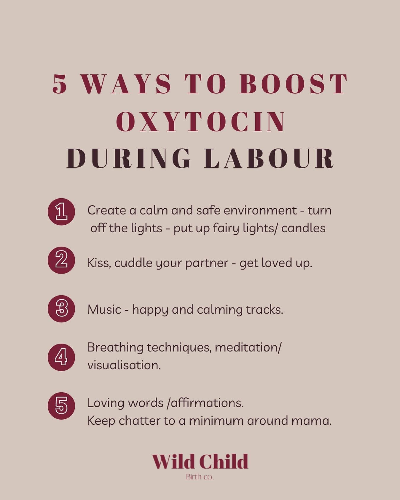 Save this post for later! 

Keeping the oxytocin flowing during labour is so important- especially if you are transferring from home to hospital. A sense of safety is needed because birthing women can stop their own labour if they feel threatened or 