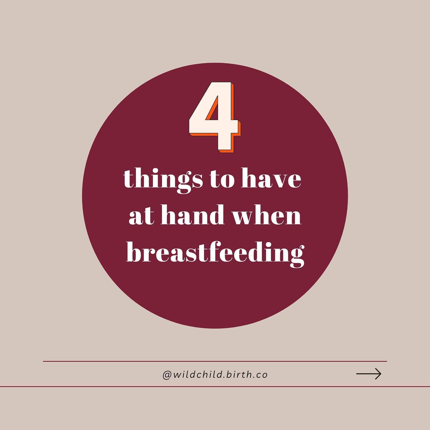 Save this one! 

Grab these 4 things (or have someone gather them for you) for breastfeeding sessions. 

This is especially helpful if you&rsquo;re home alone. They&rsquo;ll make your life easier so you can settle in for a short or long session.

Wha