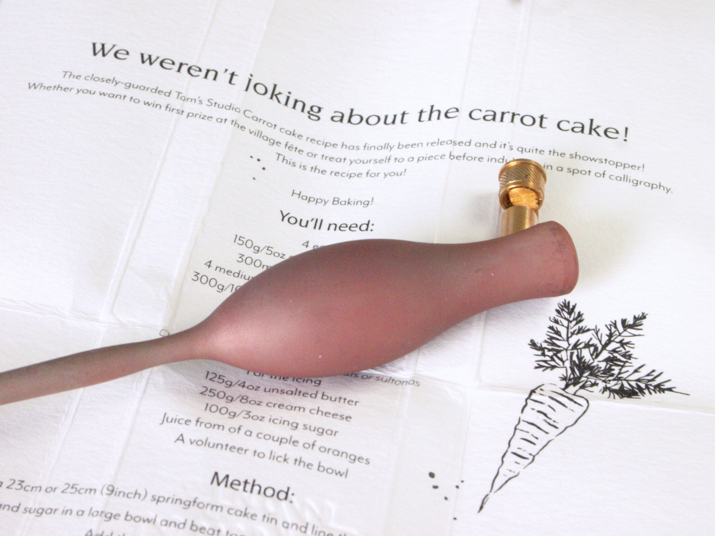 Up Close of the Carrot Pen in Oblique