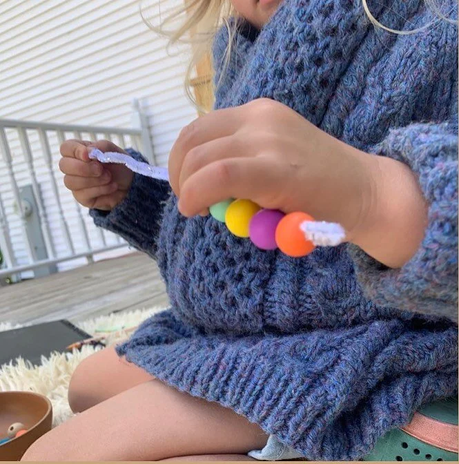Material + Color Relationships. Exploring textures, form, materials, color relationship, and fine motor skills. Final results vary&mdash; potential art objects, sculptures, and/or wearables.