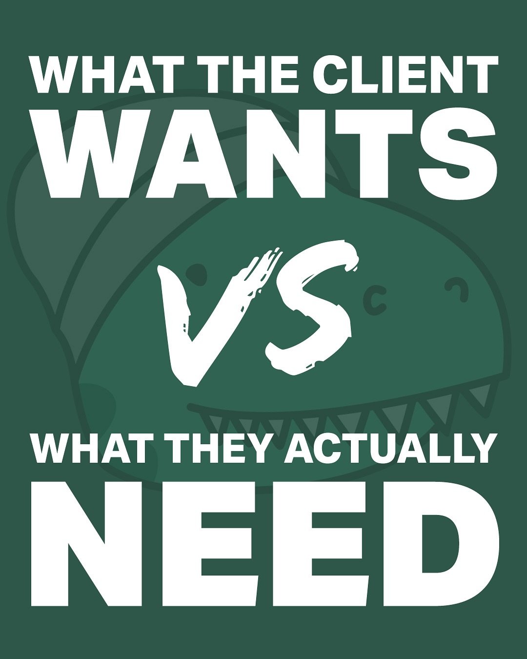 Happy Friday 🥳 
Thought I&rsquo;d finish the week with a few &ldquo;client wants&rdquo; vs &ldquo;client needs&rdquo; that highlight, once again, why strategy matters just as much as the visuals.
To anyone starting a new business journey, it&rsquo;s