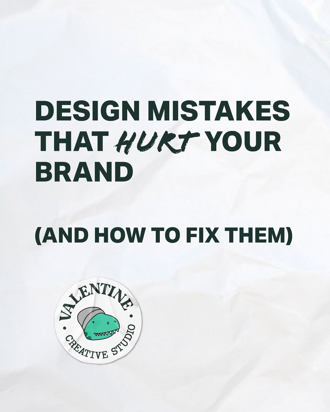 Hello you all 👋 

Sharing a few tips for the small biz owners out there who are DIYing their brand visuals, because here&rsquo;s the thing:

Design is one of the fastest ways to build trust, stand out, and make people *want* to stick around.

So tod