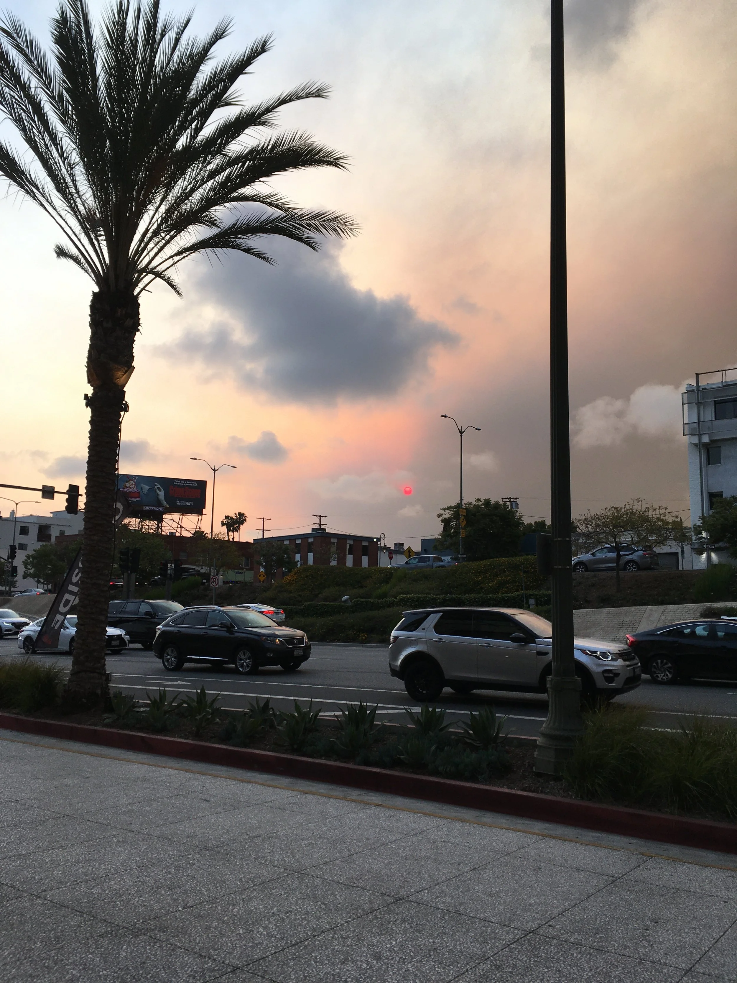 Fiery Sunset;  May 15, 2021